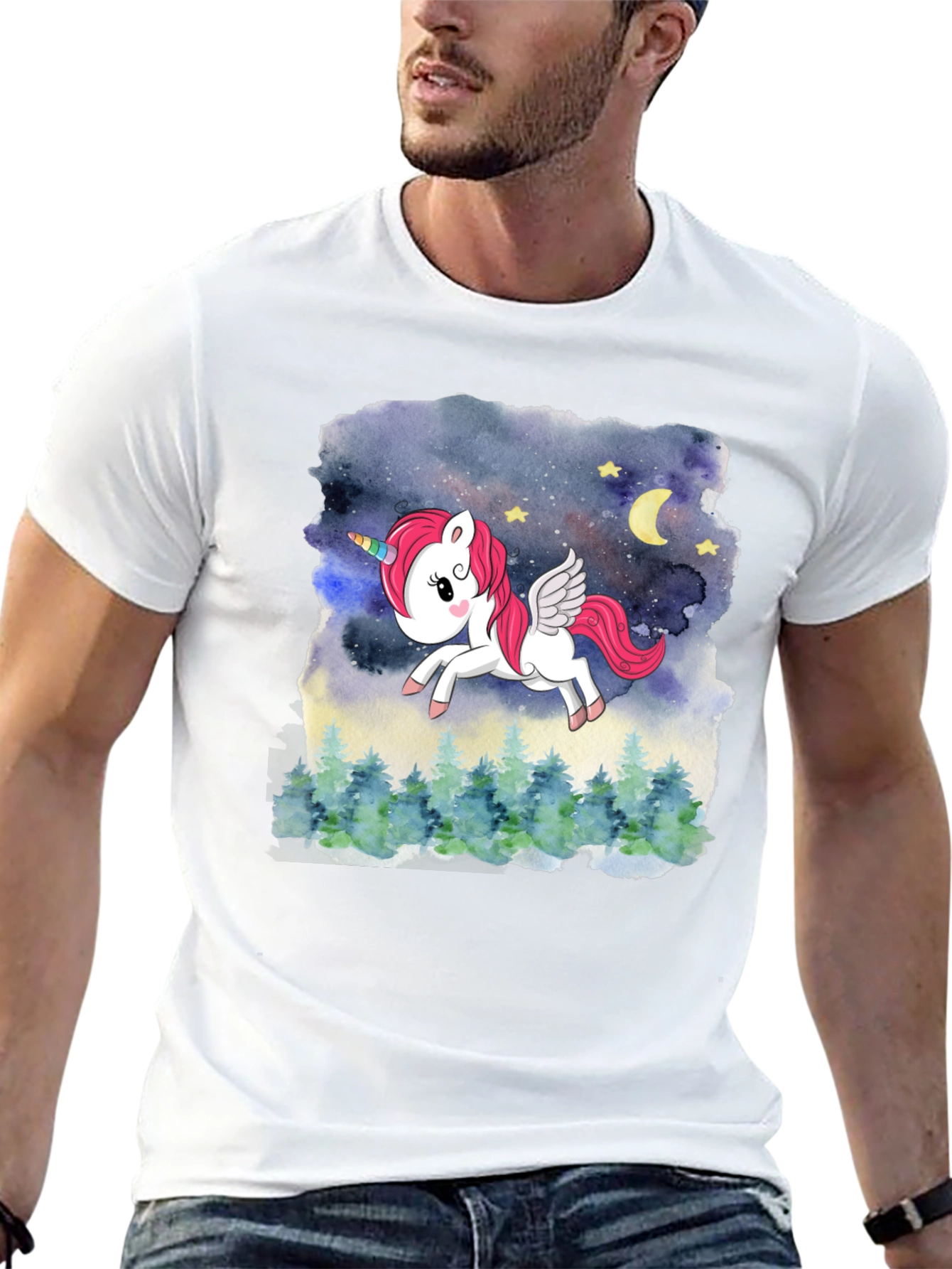 Magical Unicorn Graphic T-Shirt
