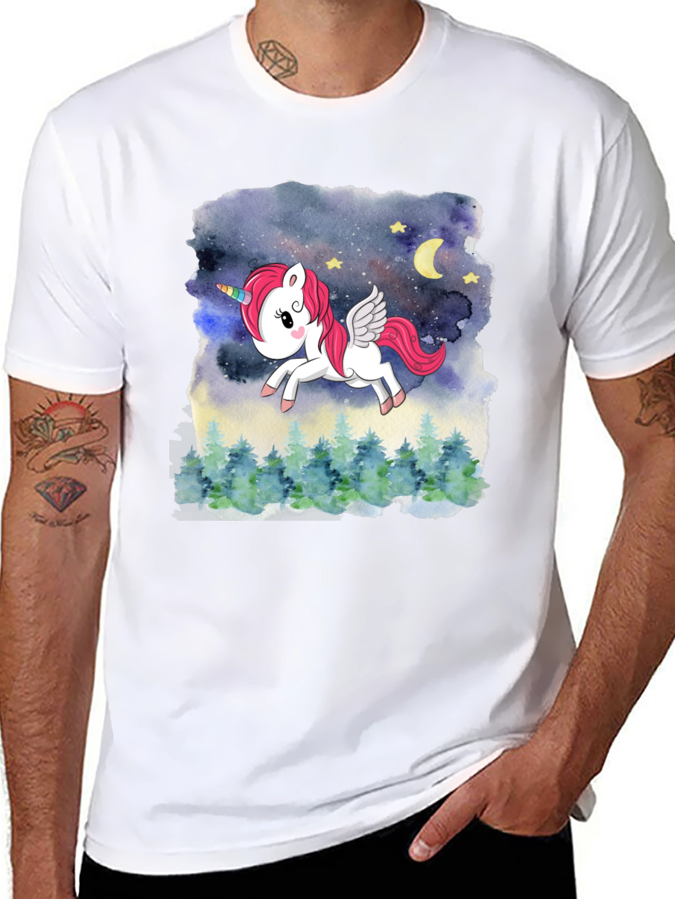 Magical Unicorn Graphic T-Shirt