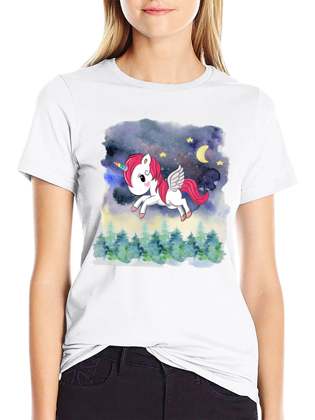 Magical Unicorn Graphic T-Shirt