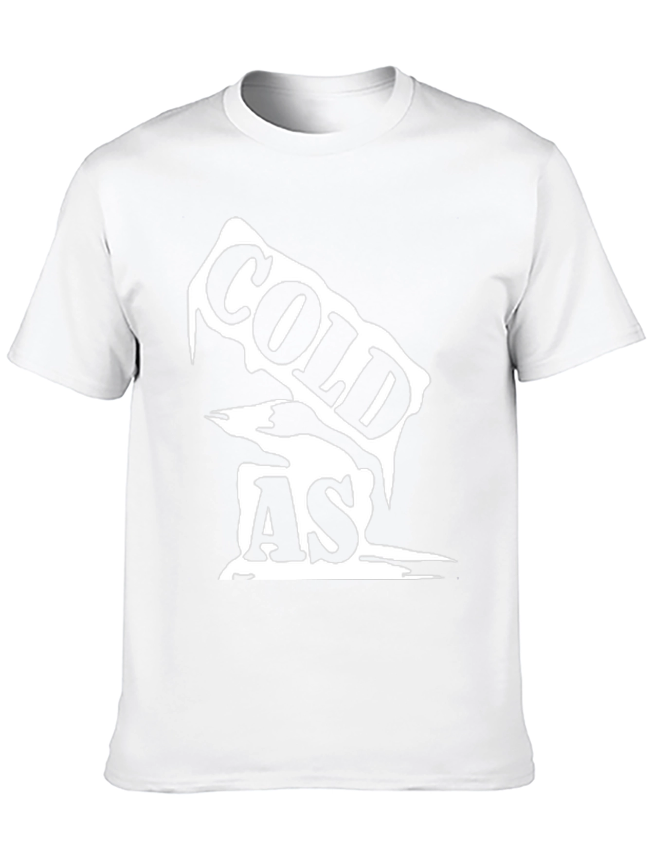 Cold As Ice Graphic Tee - Black Unisex Shirt