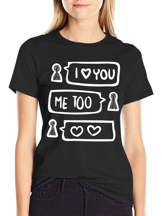 I Love You T-Shirt Funny Matching Couple Shirt