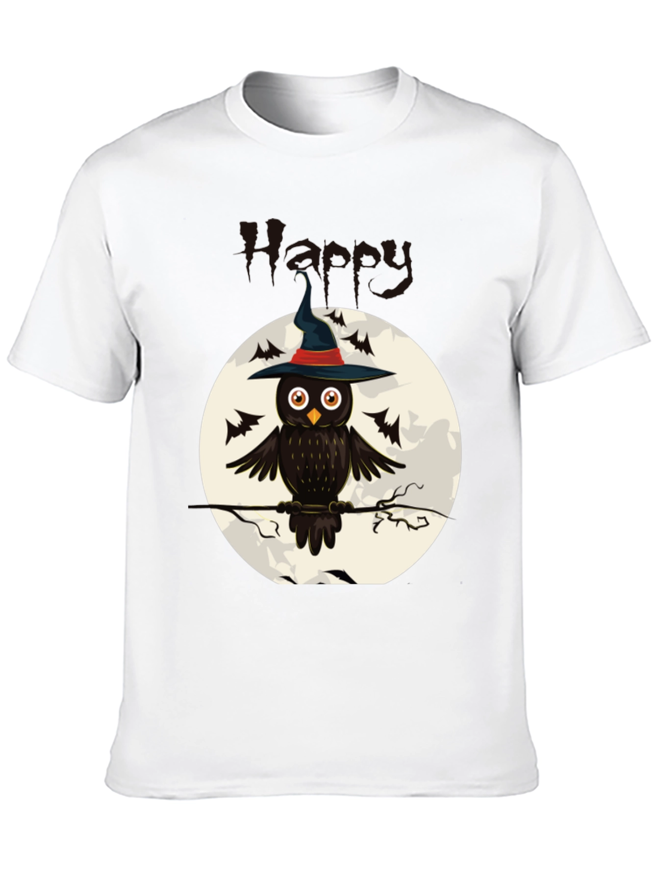 Owl Witch Halloween T-Shirt - Spooky Festive Tee