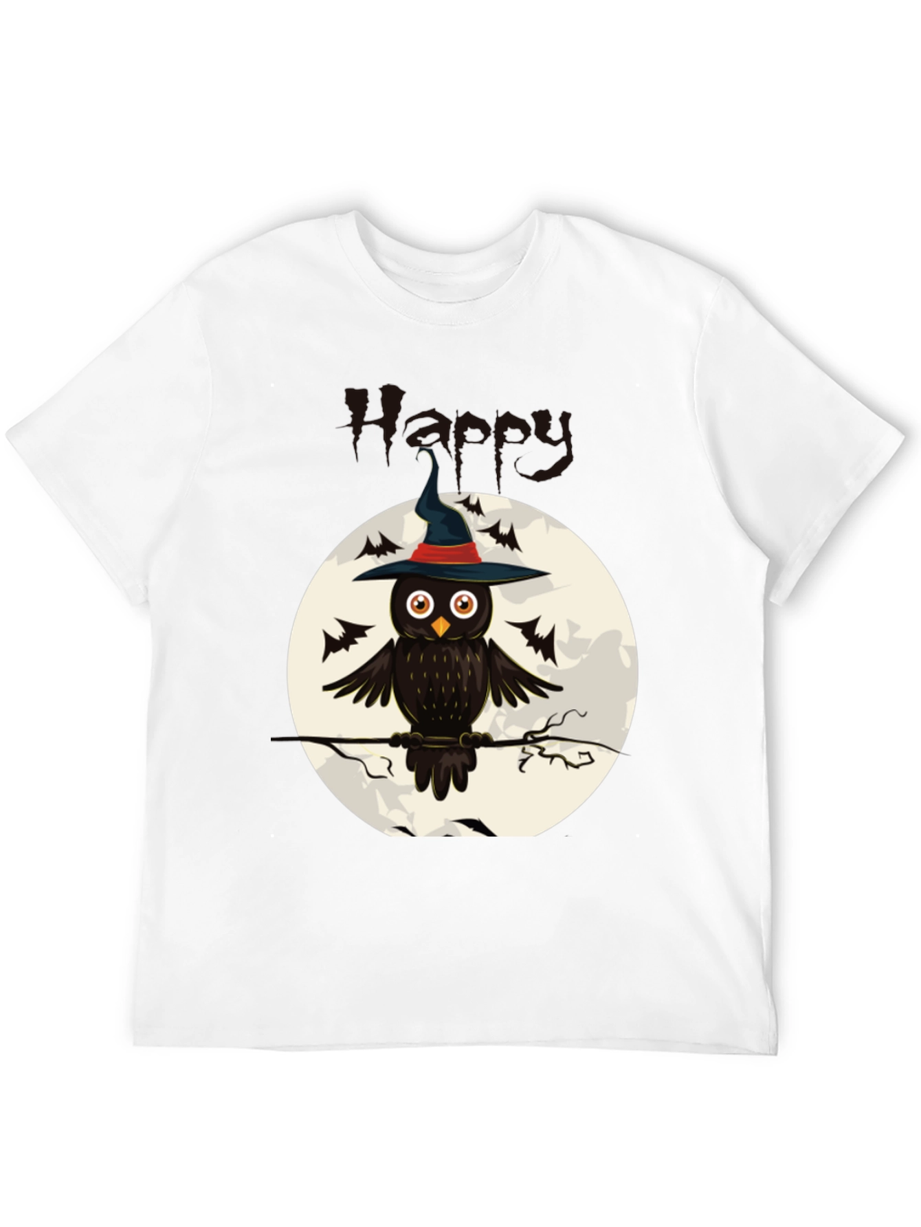 Owl Witch Halloween T-Shirt - Spooky Festive Tee
