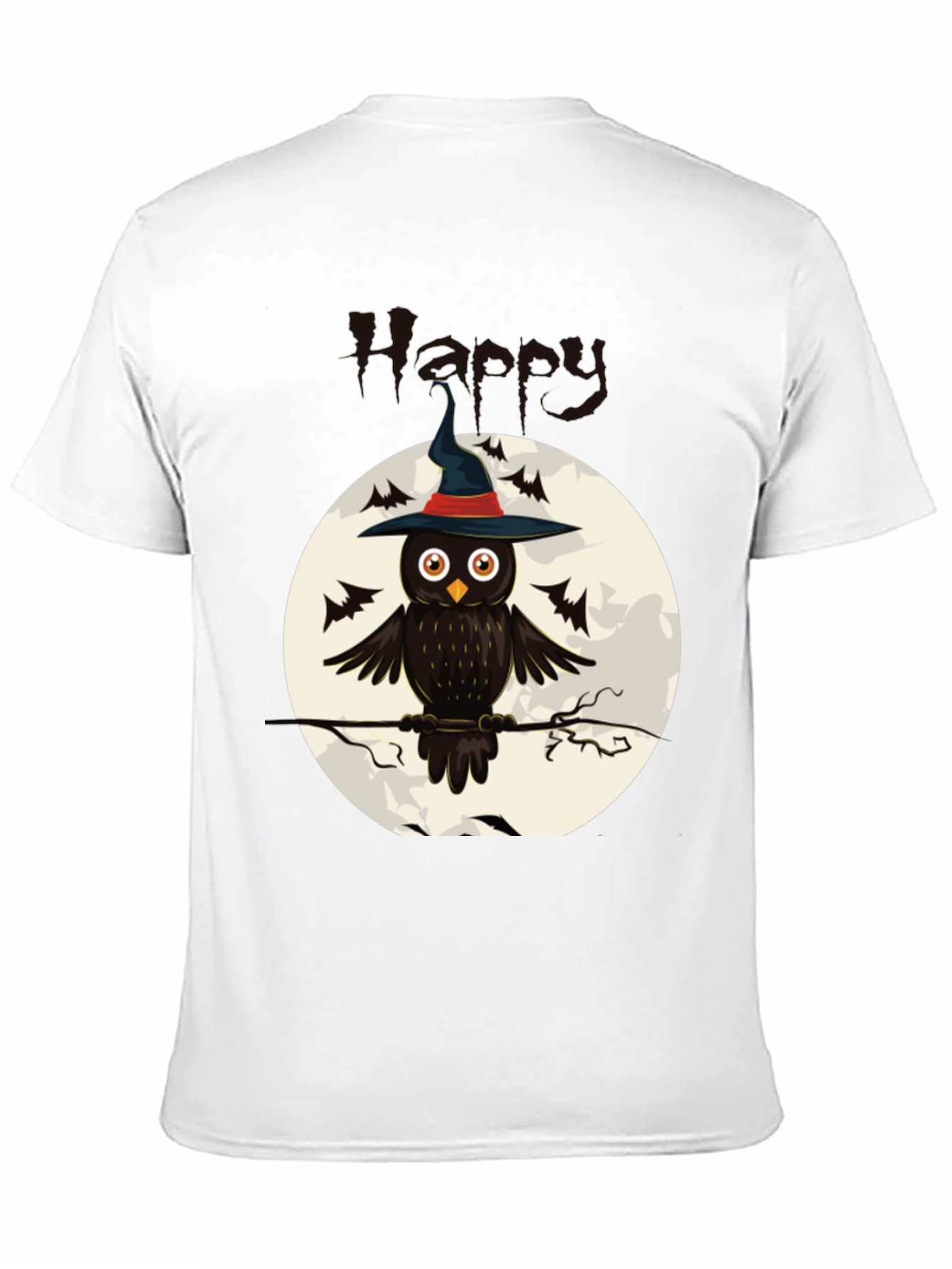 Owl Witch Halloween T-Shirt - Spooky Festive Tee