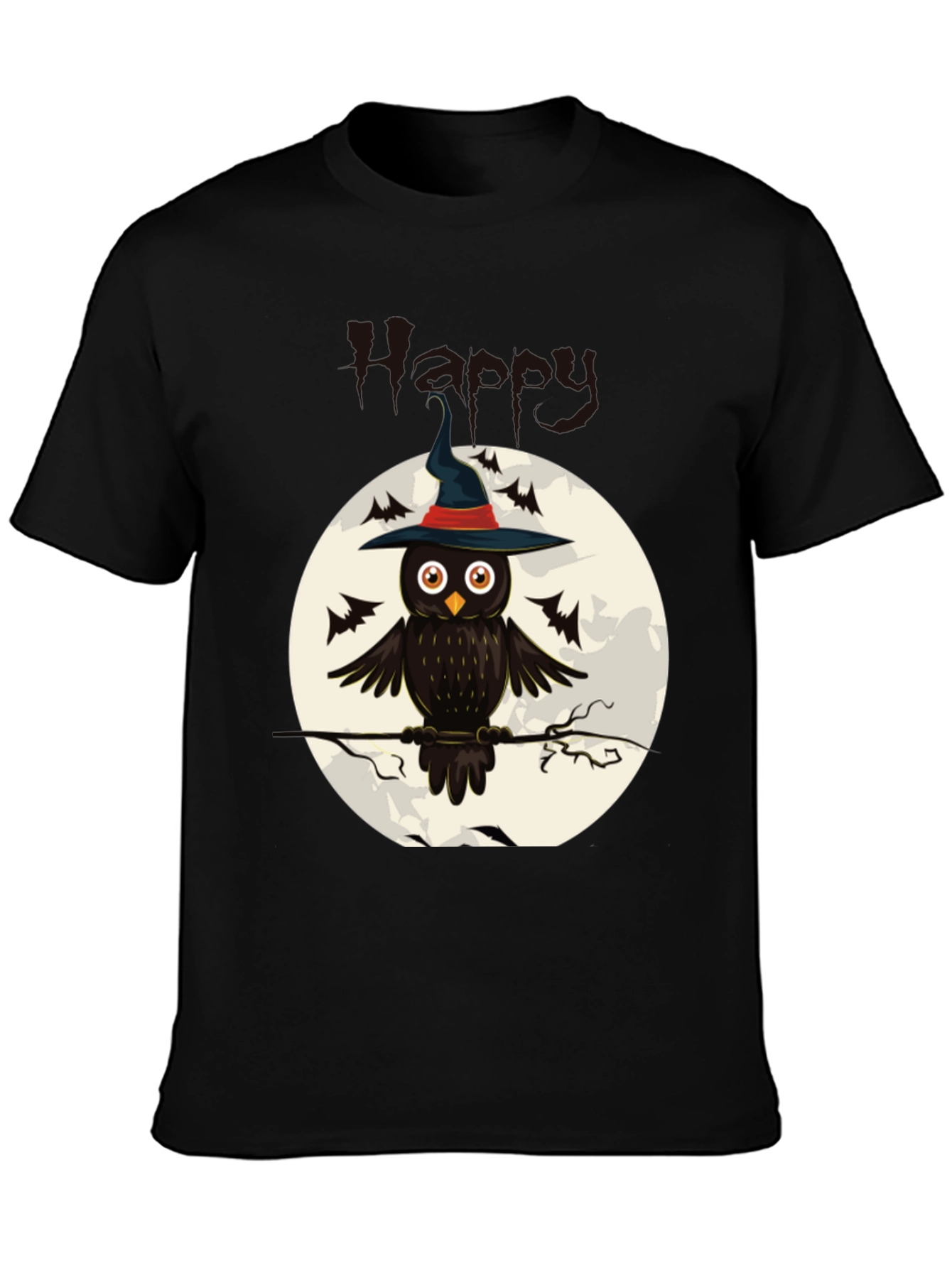 Owl Witch Halloween T-Shirt - Spooky Festive Tee
