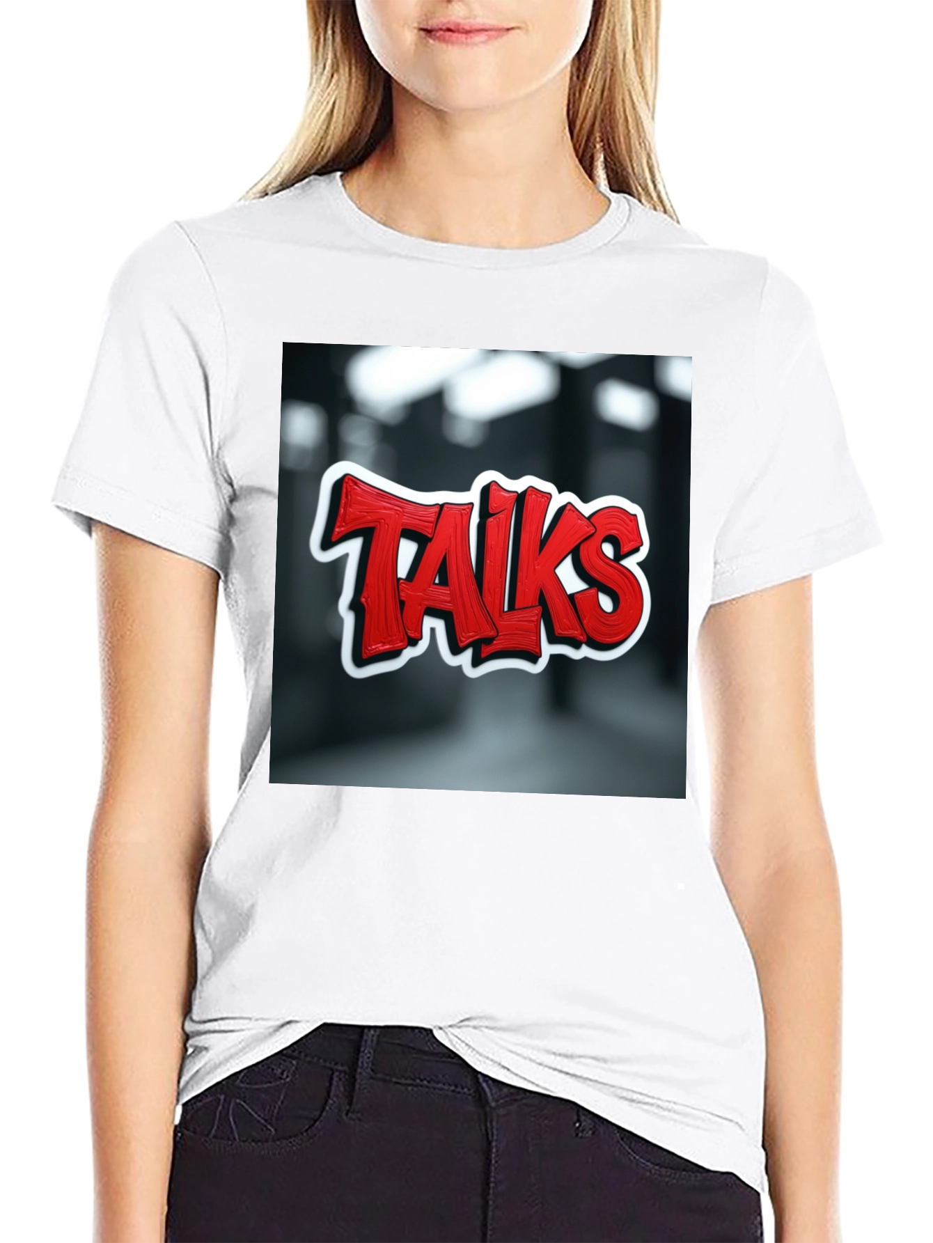 Talks Graphic Tee - Edgy Urban Style