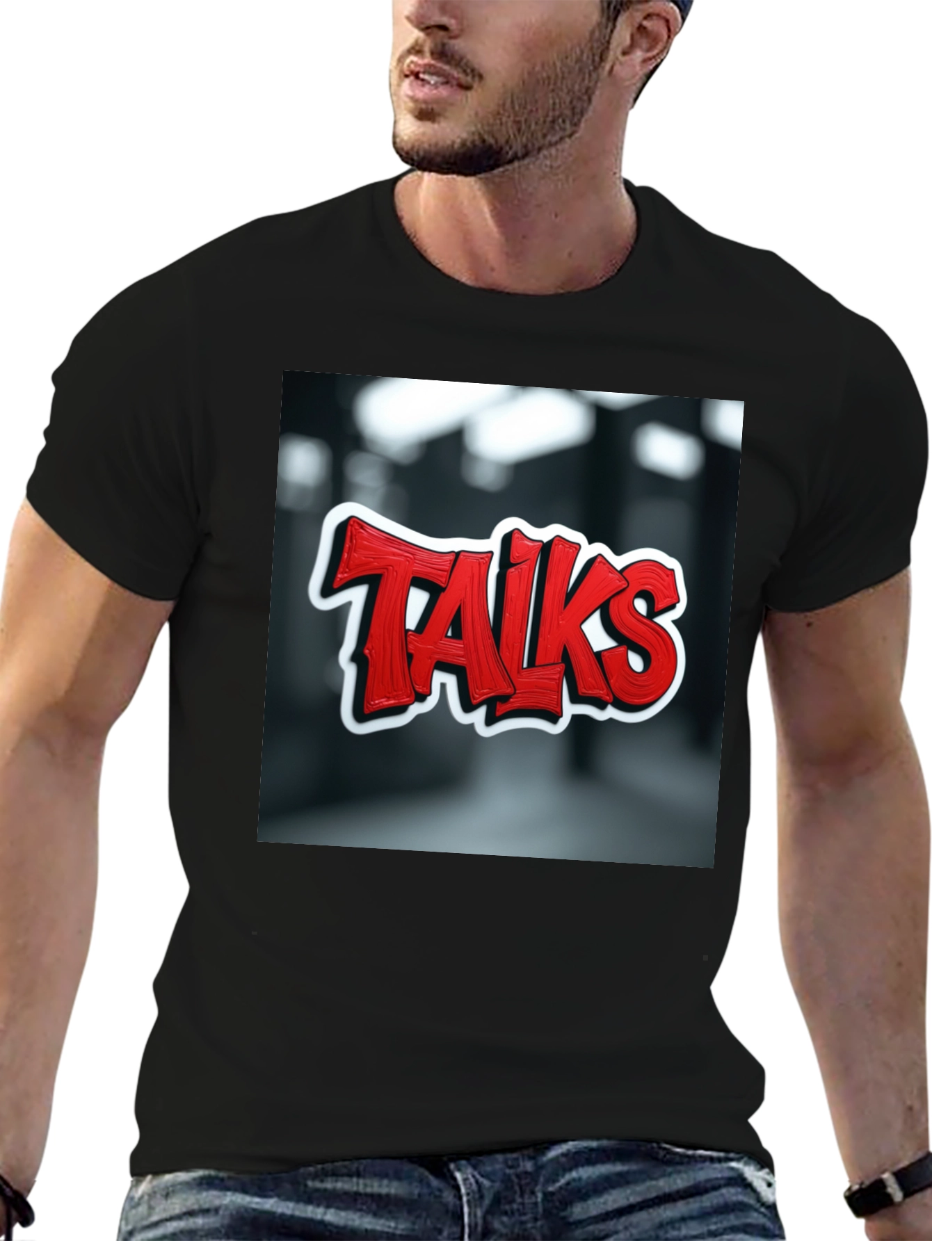 Talks Graphic Tee - Edgy Urban Style