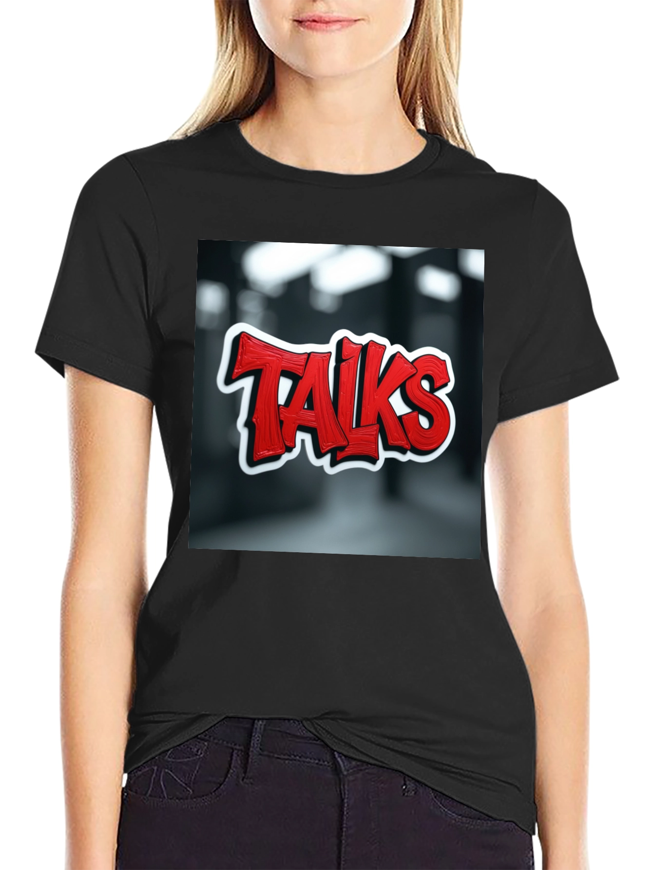 Talks Graphic Tee - Edgy Urban Style