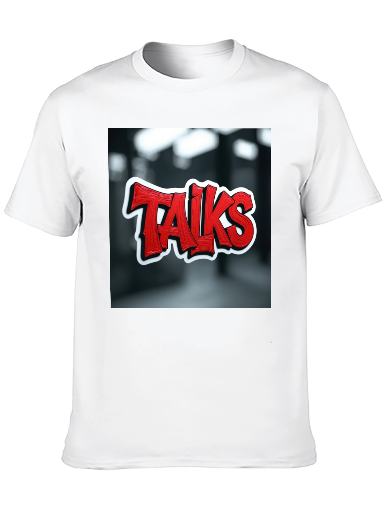 Talks Graphic Tee - Edgy Urban Style
