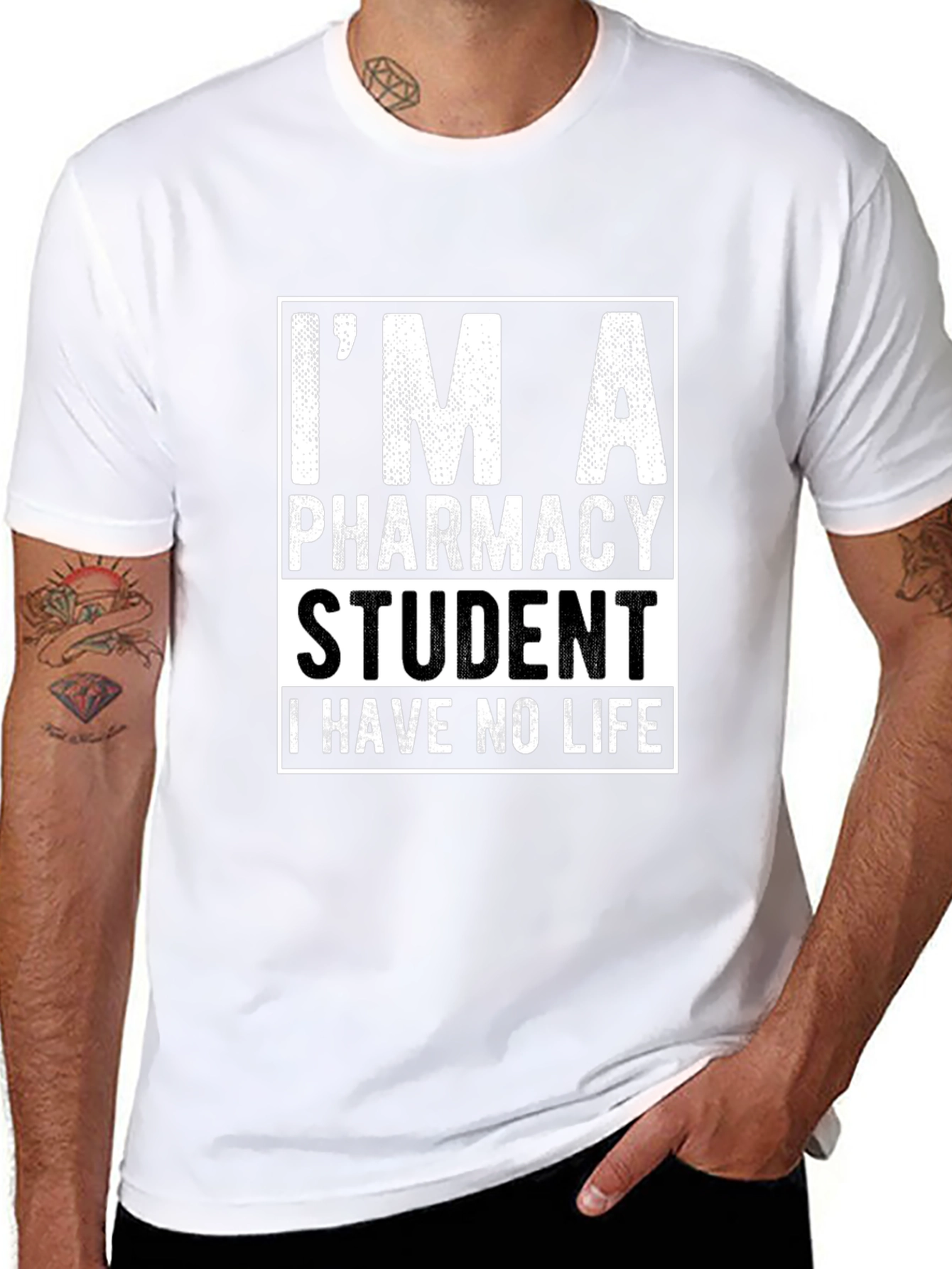 Pharmacy Student T-Shirt - No Life Humor Tee