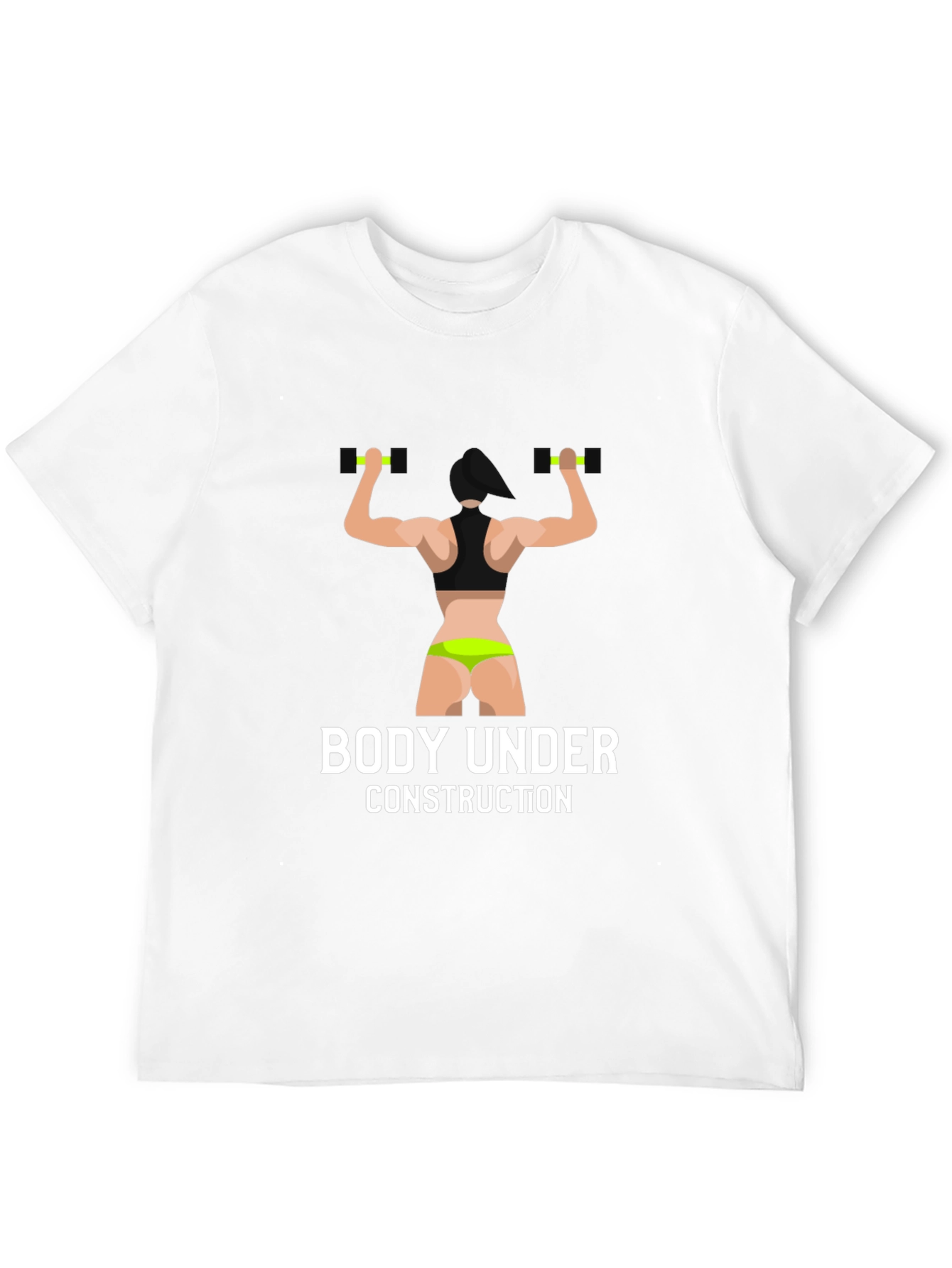 Body Under Construction Graphic T-Shirt - Fitness Apparel
