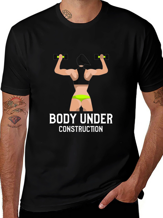 Body Under Construction Graphic T-Shirt - Fitness Apparel