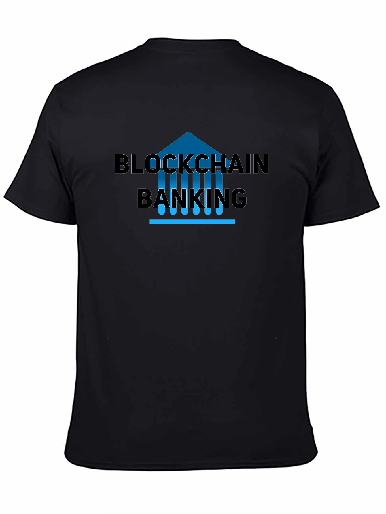 Blockchain Banking T-Shirt - Cryptocurrency Enthusiast Apparel