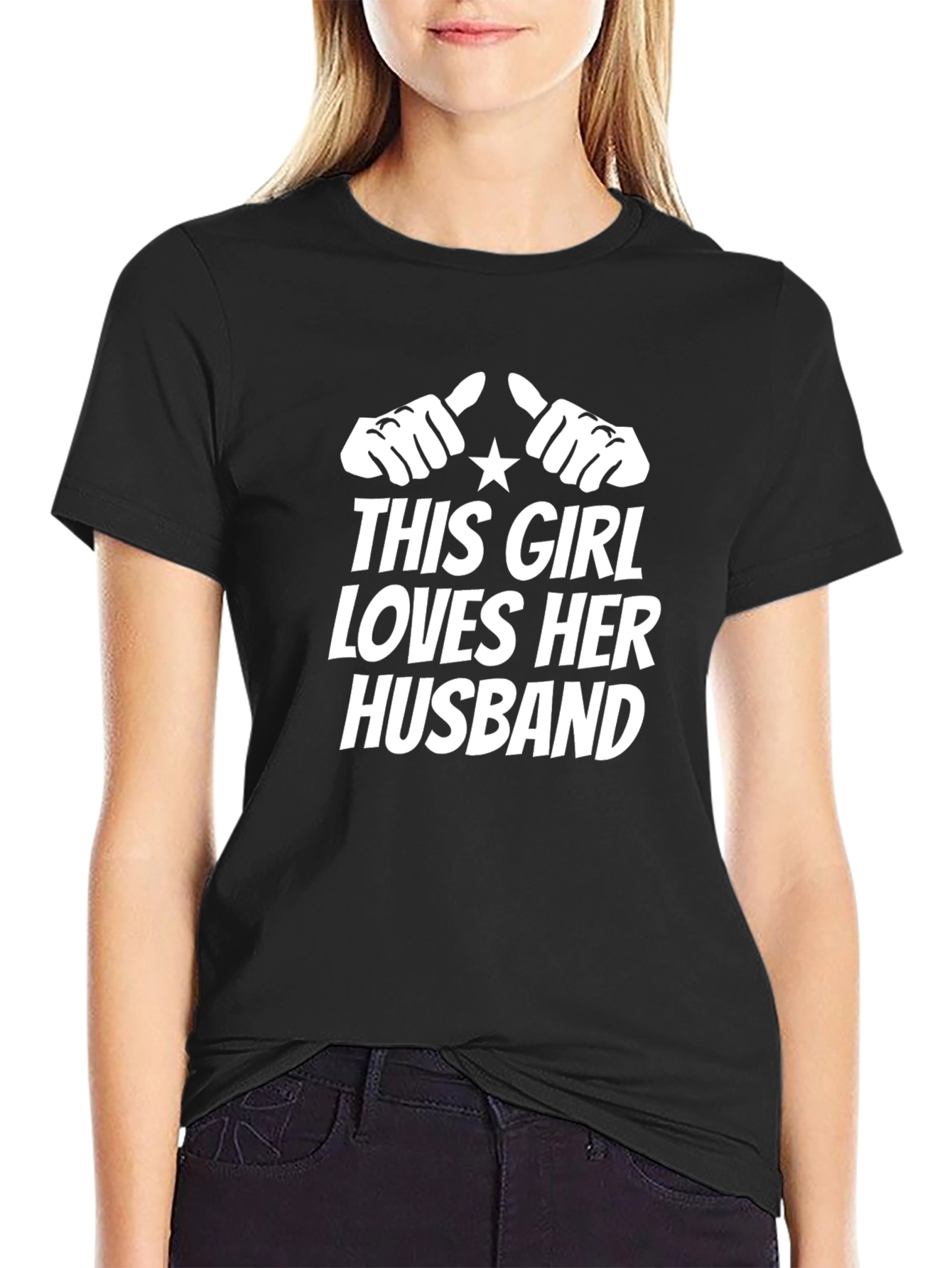 This Girl Loves Her Husband T-Shirt