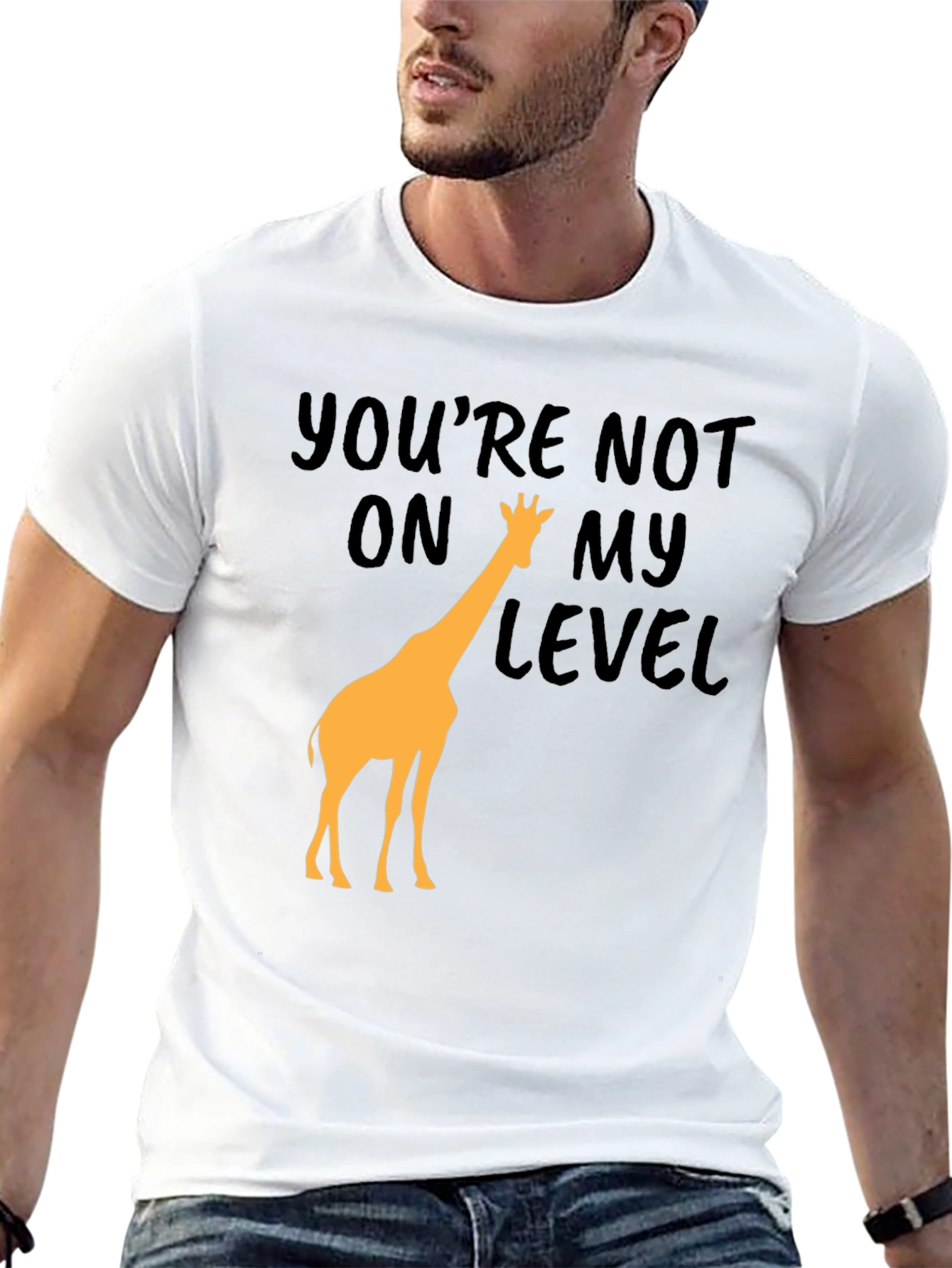 Youre Not On My Level Giraffe Graphic Tee