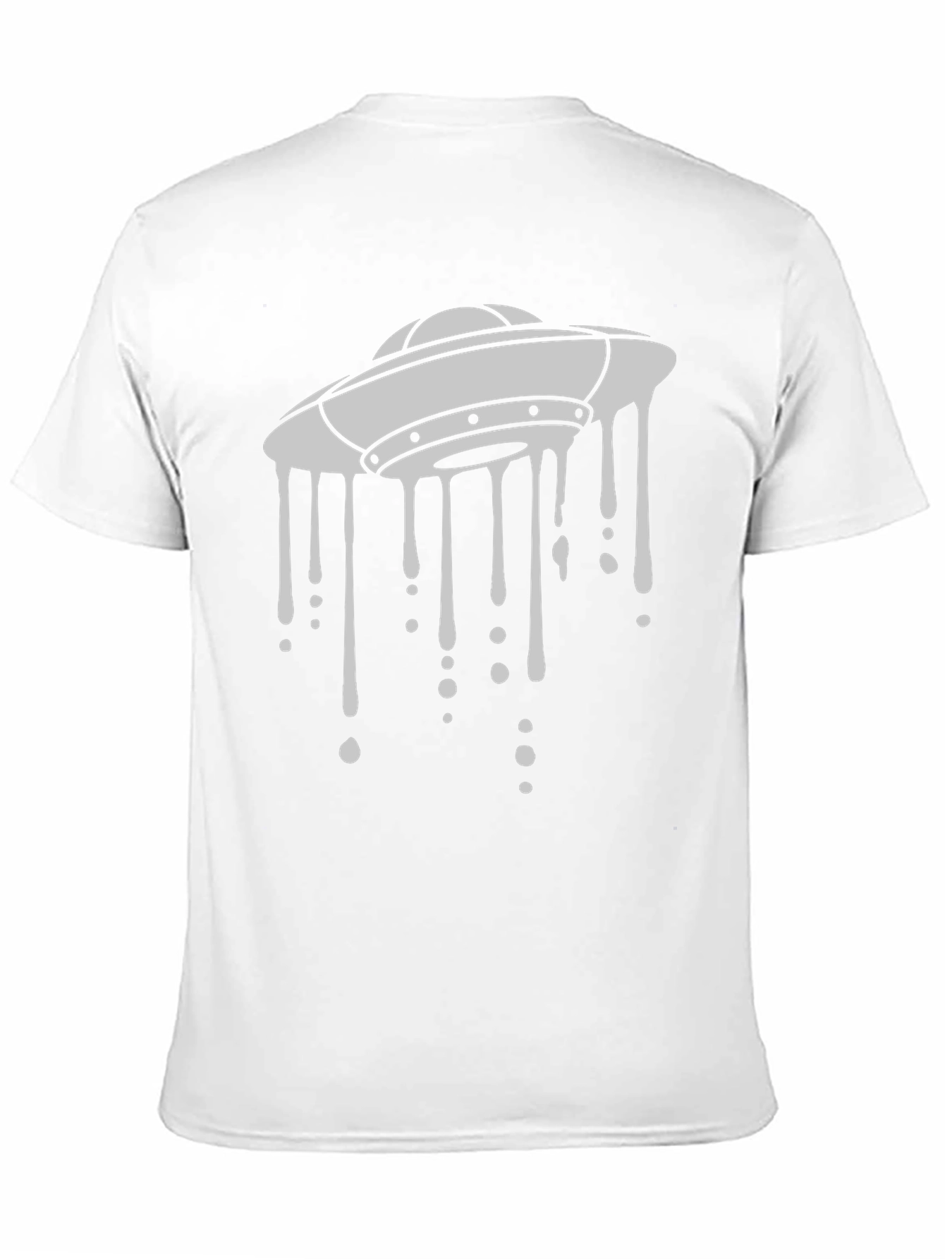 UFO Drip Graphic Black T-Shirt