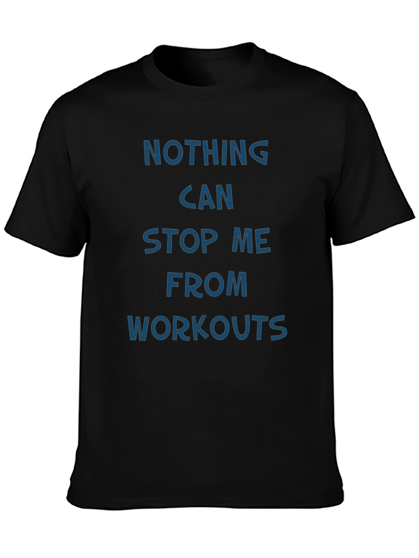 Motivational Workout Tee - Nothing Can Stop Me