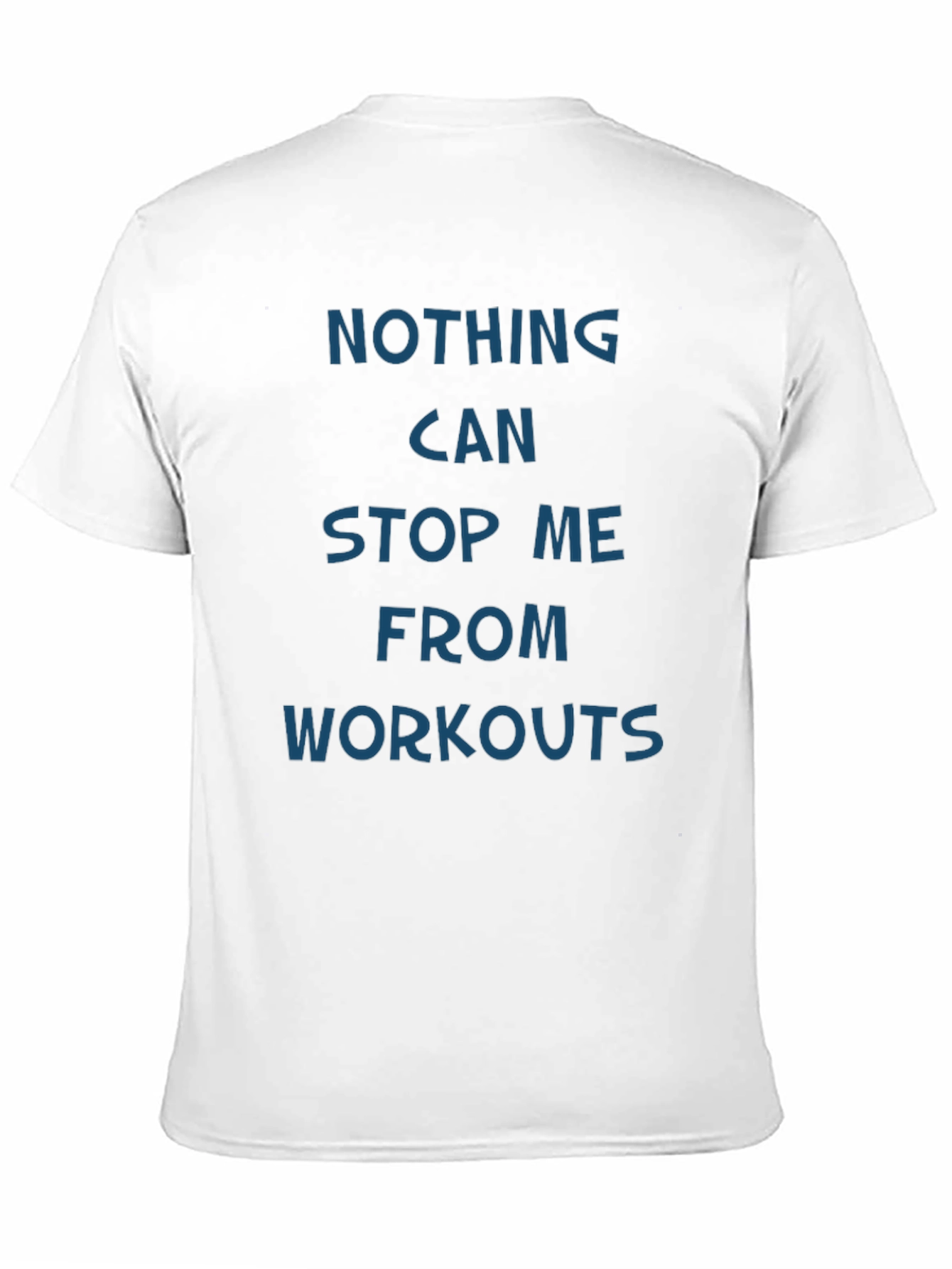 Motivational Workout Tee - Nothing Can Stop Me