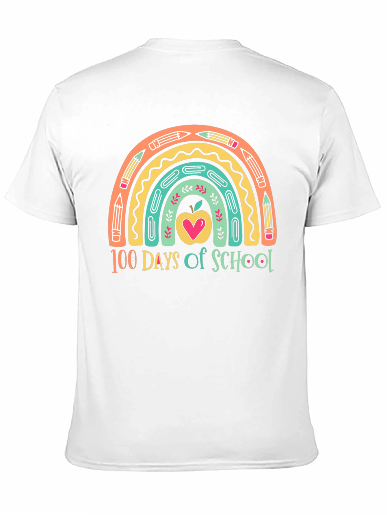 100 Days of School Rainbow T-Shirt