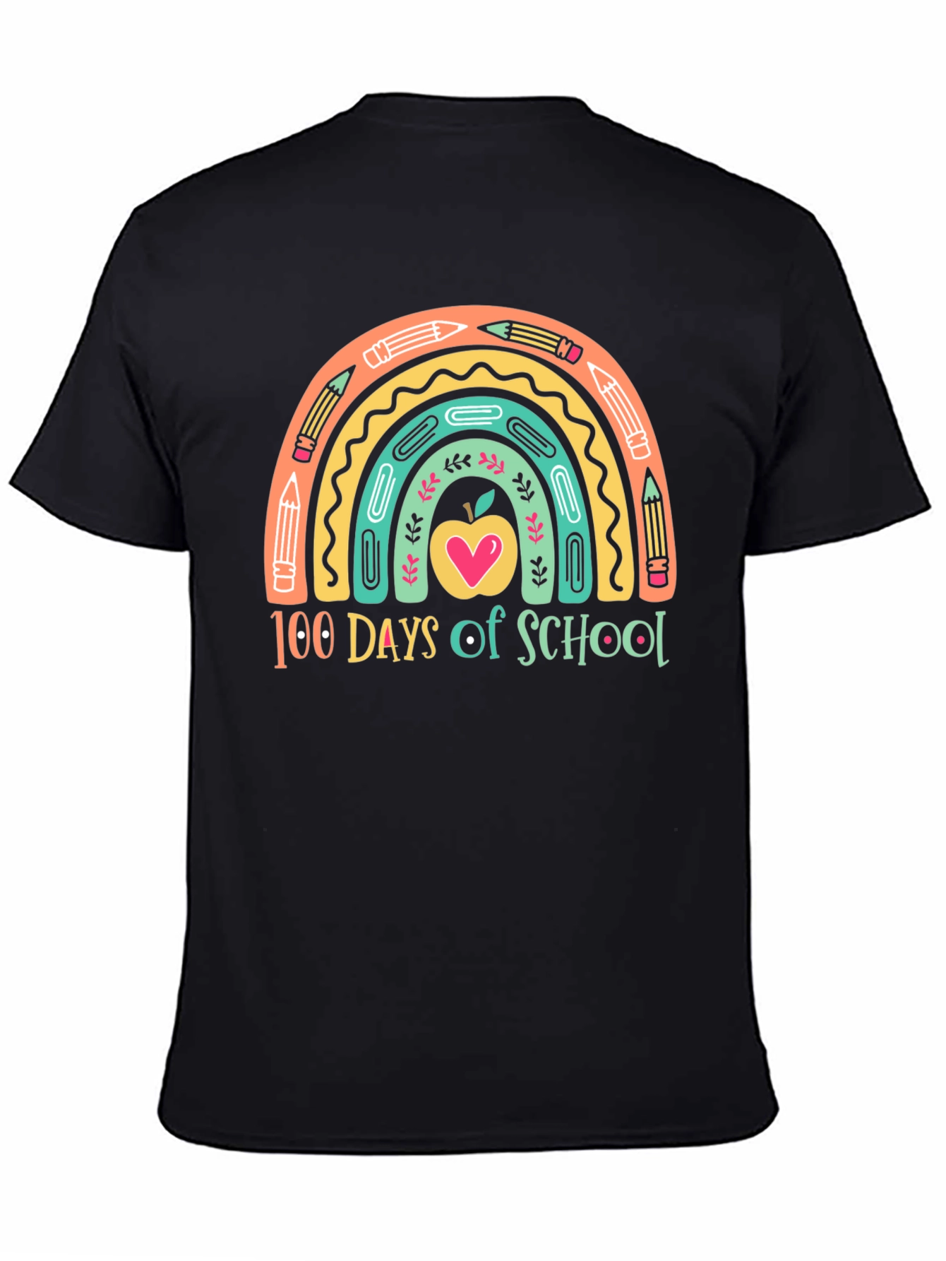100 Days of School Rainbow T-Shirt