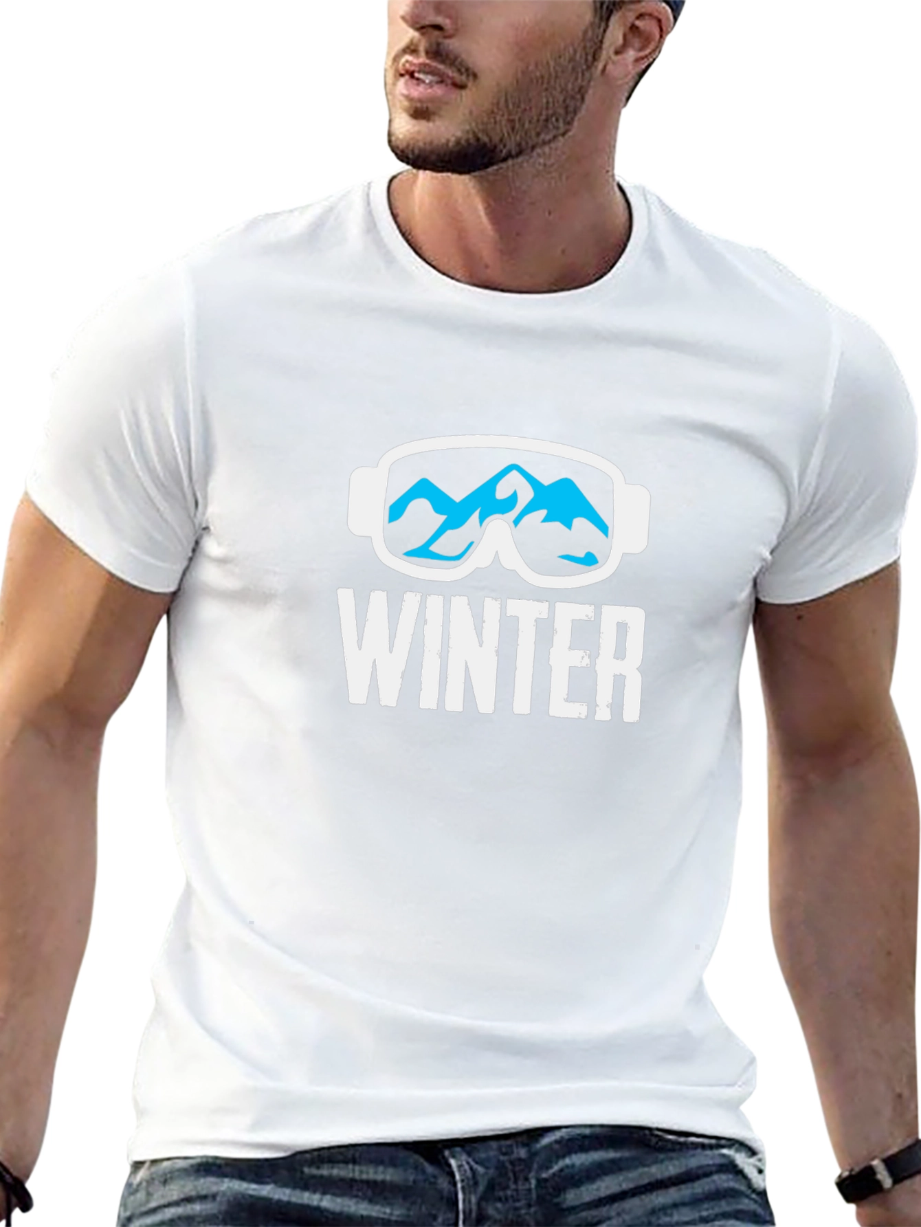 Winter Ski Goggles Graphic Tee