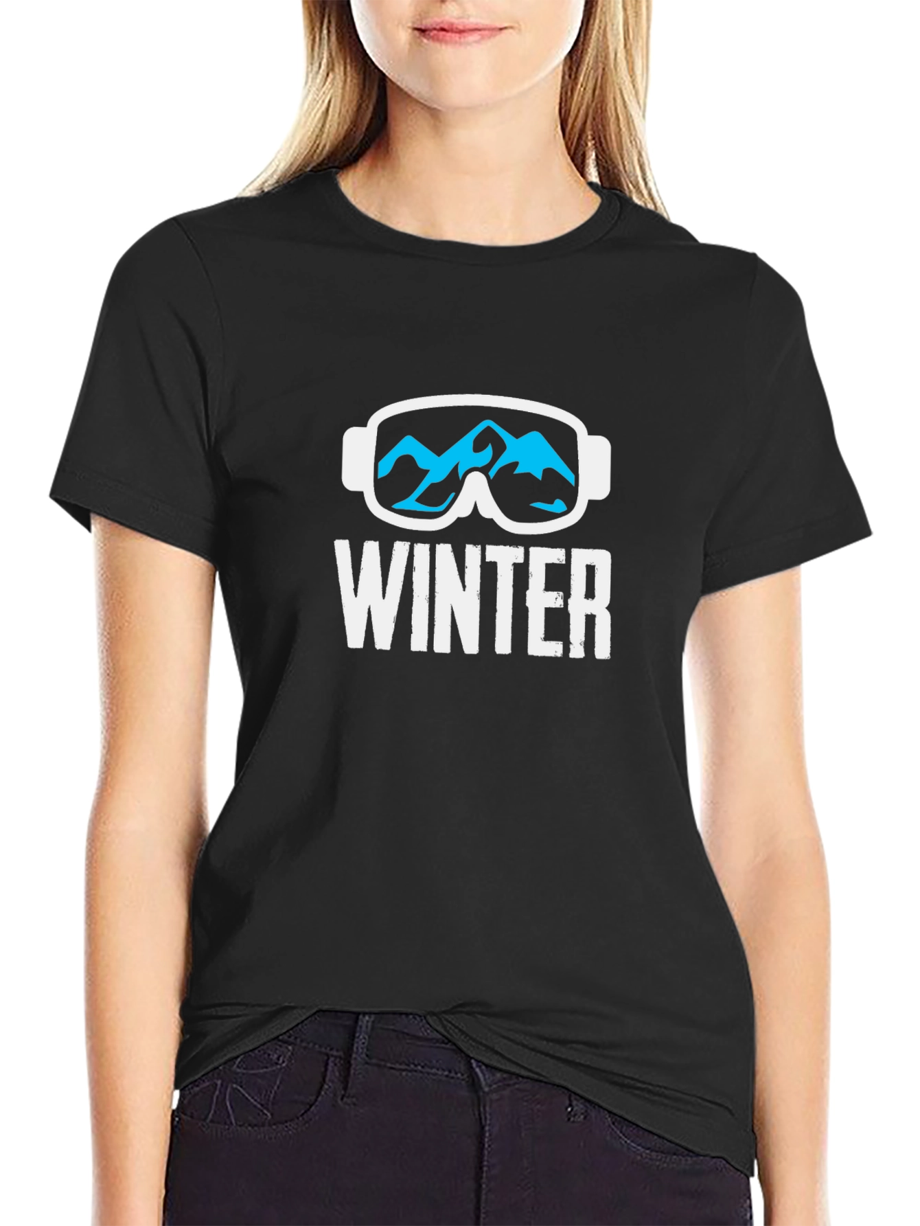 Winter Ski Goggles Graphic Tee