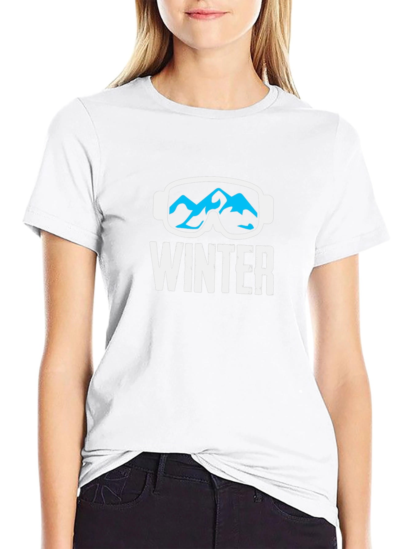 Winter Ski Goggles Graphic Tee