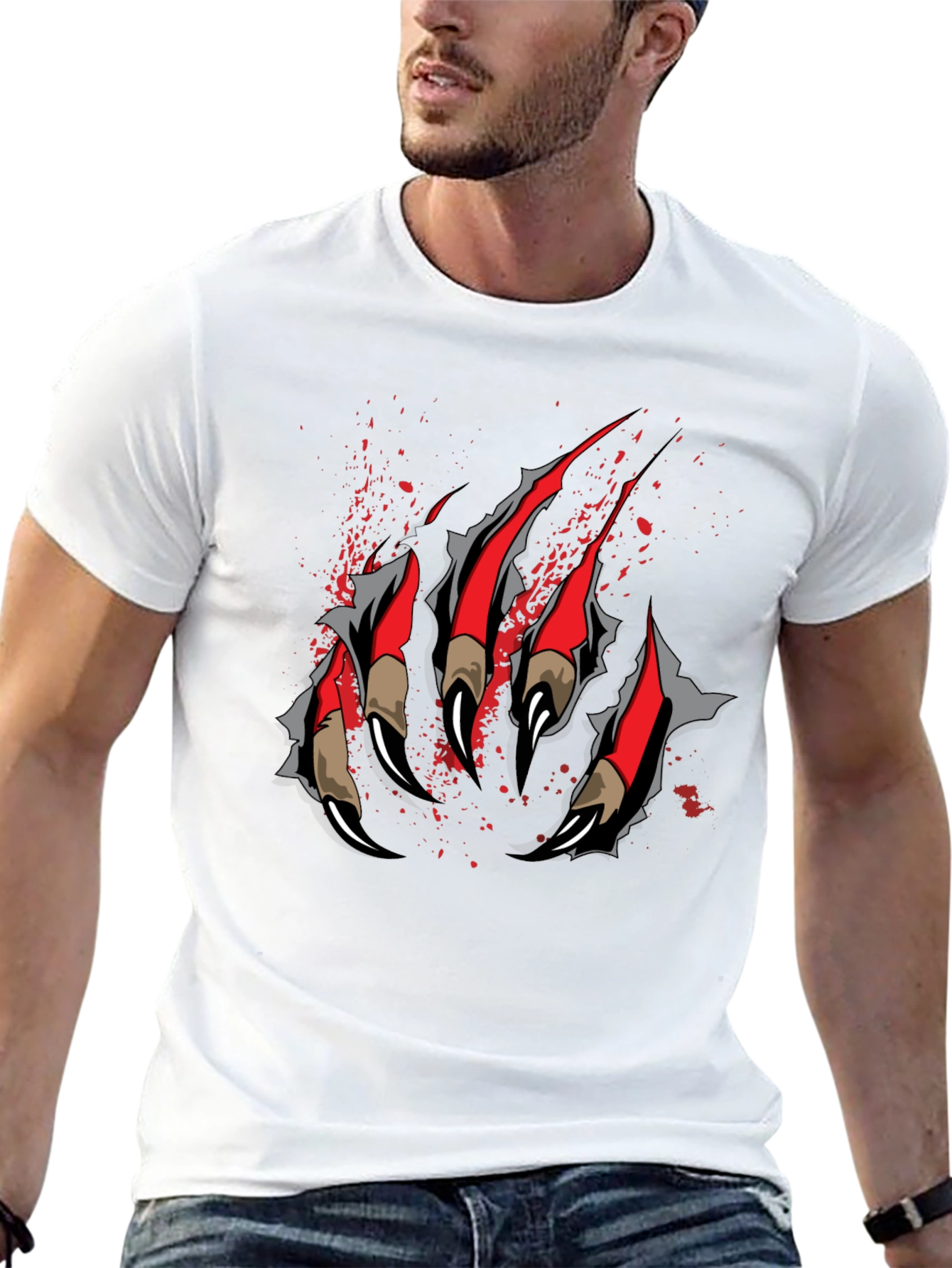 Claw Graphic T-Shirt - Black