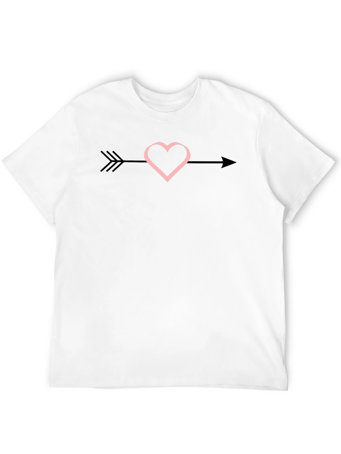 Heart Arrow T-Shirt - Cupids Valentines Day Tee