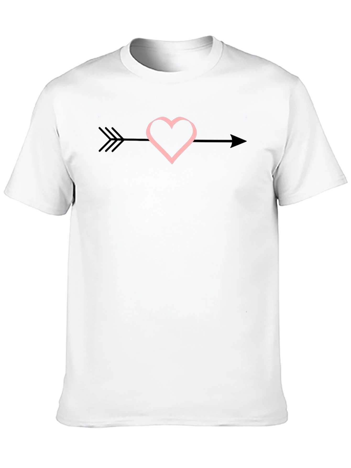 Heart Arrow T-Shirt - Cupids Valentines Day Tee