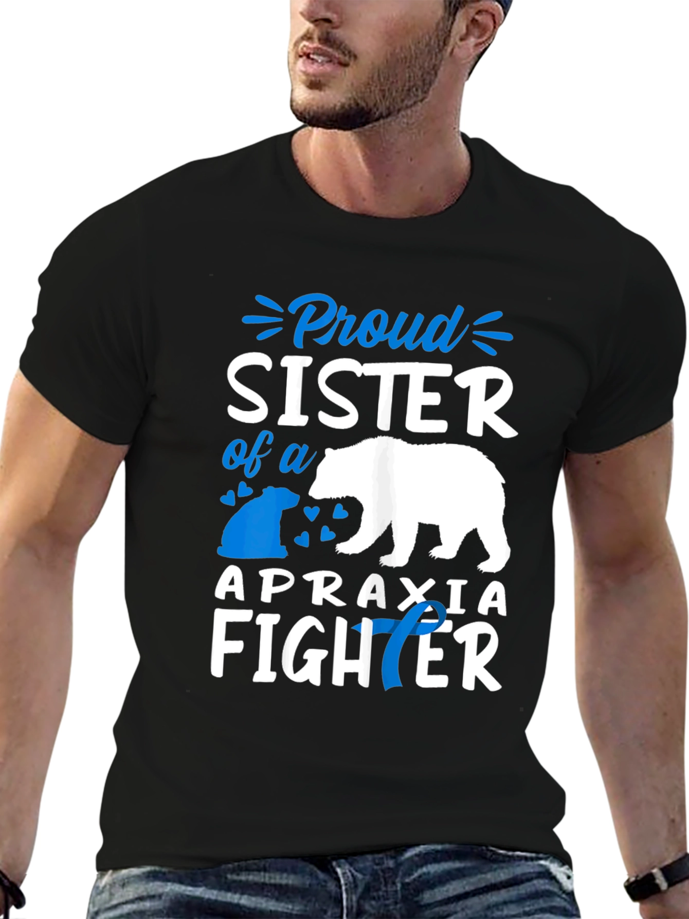 Proud Sister Apraxia Fighter T-Shirt