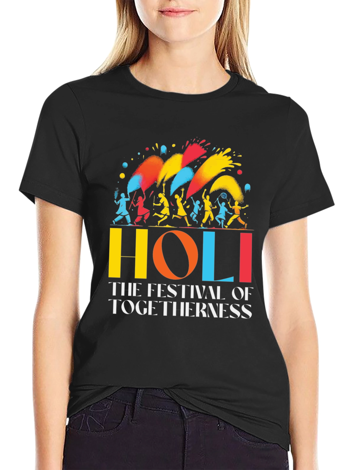 Holi Festival Togetherness Graphic T-Shirt