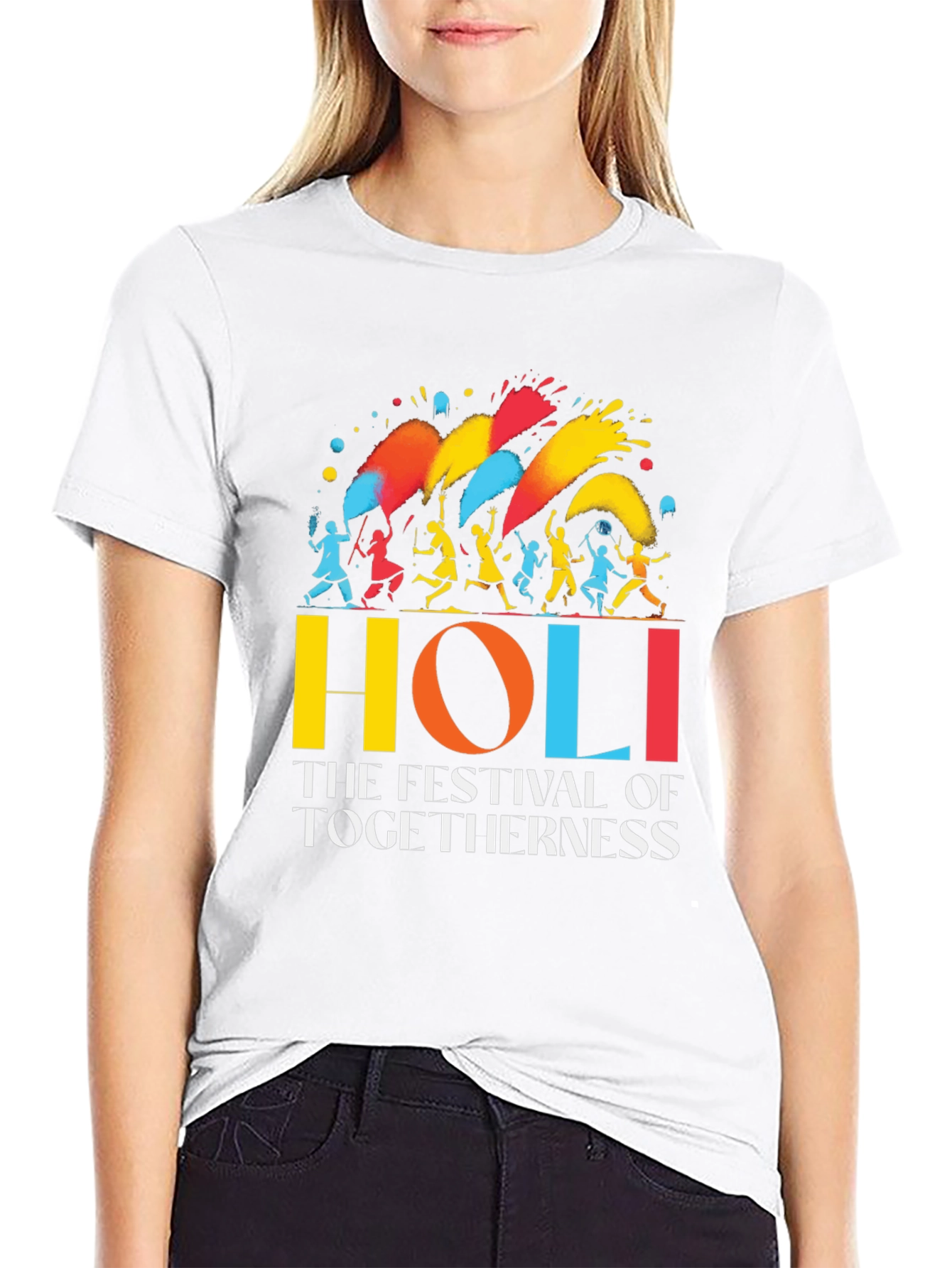 Holi Festival Togetherness Graphic T-Shirt