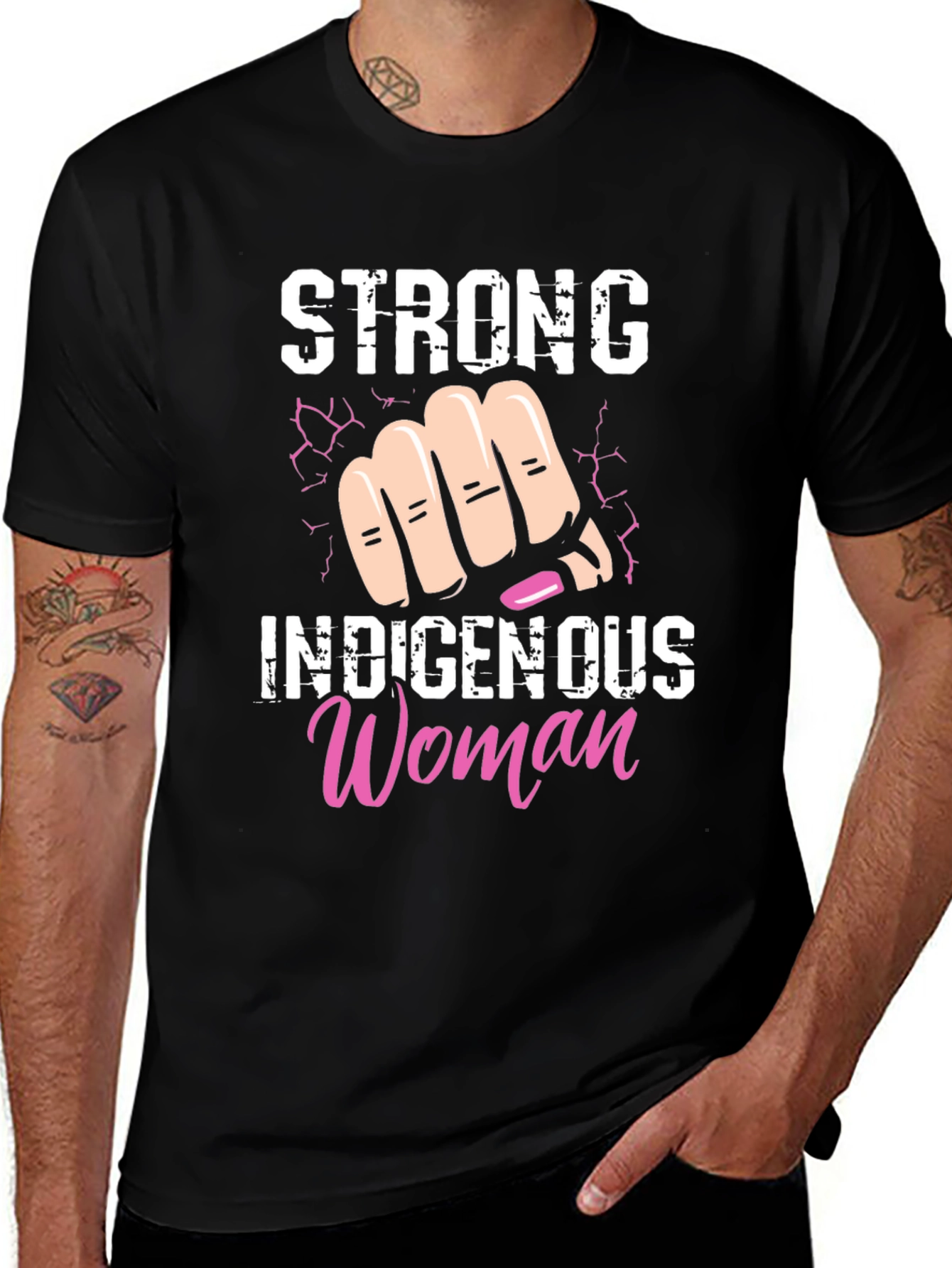 Strong Indigenous Woman T-Shirt