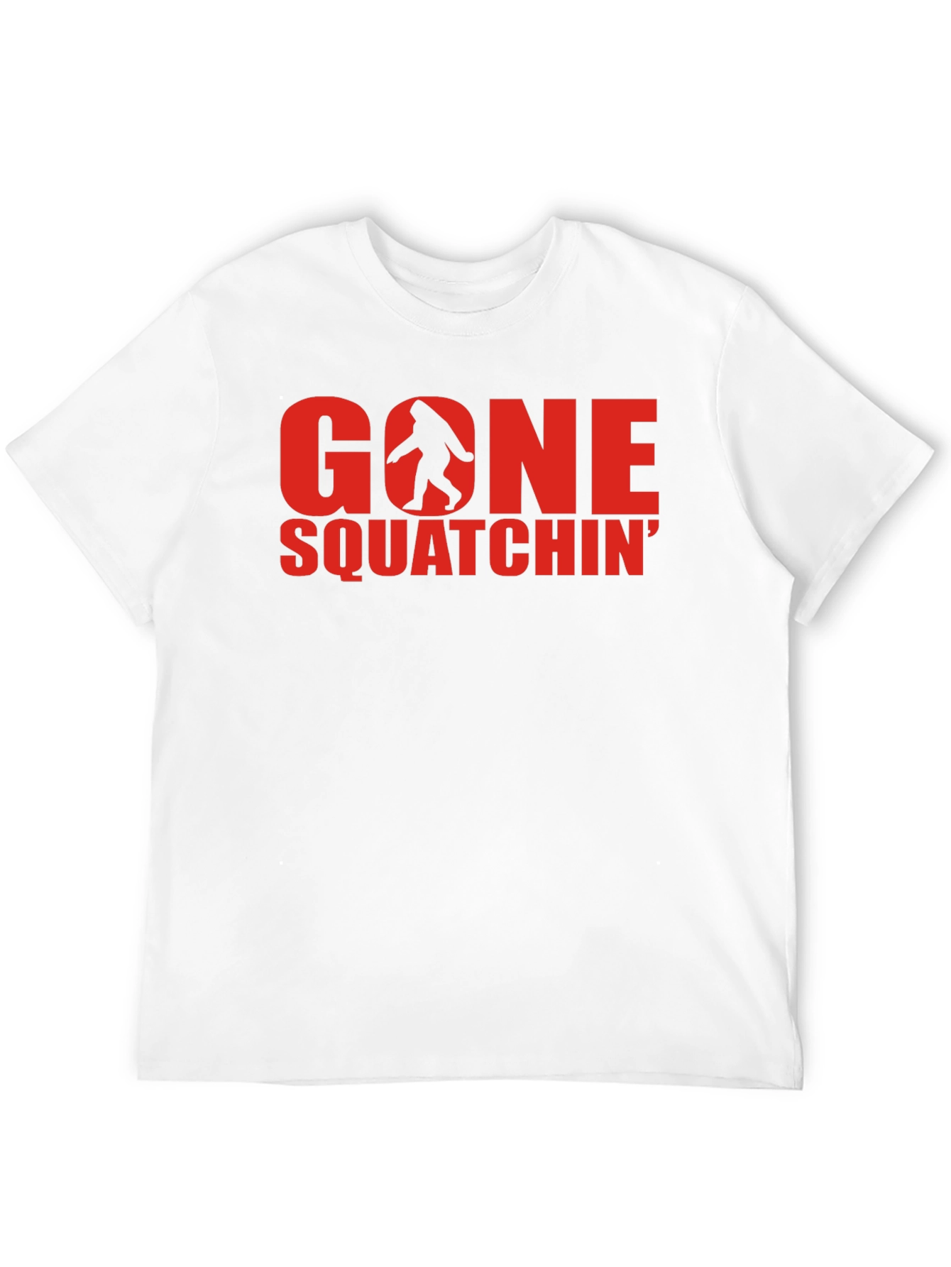 Gone Squatchin Black T-Shirt
