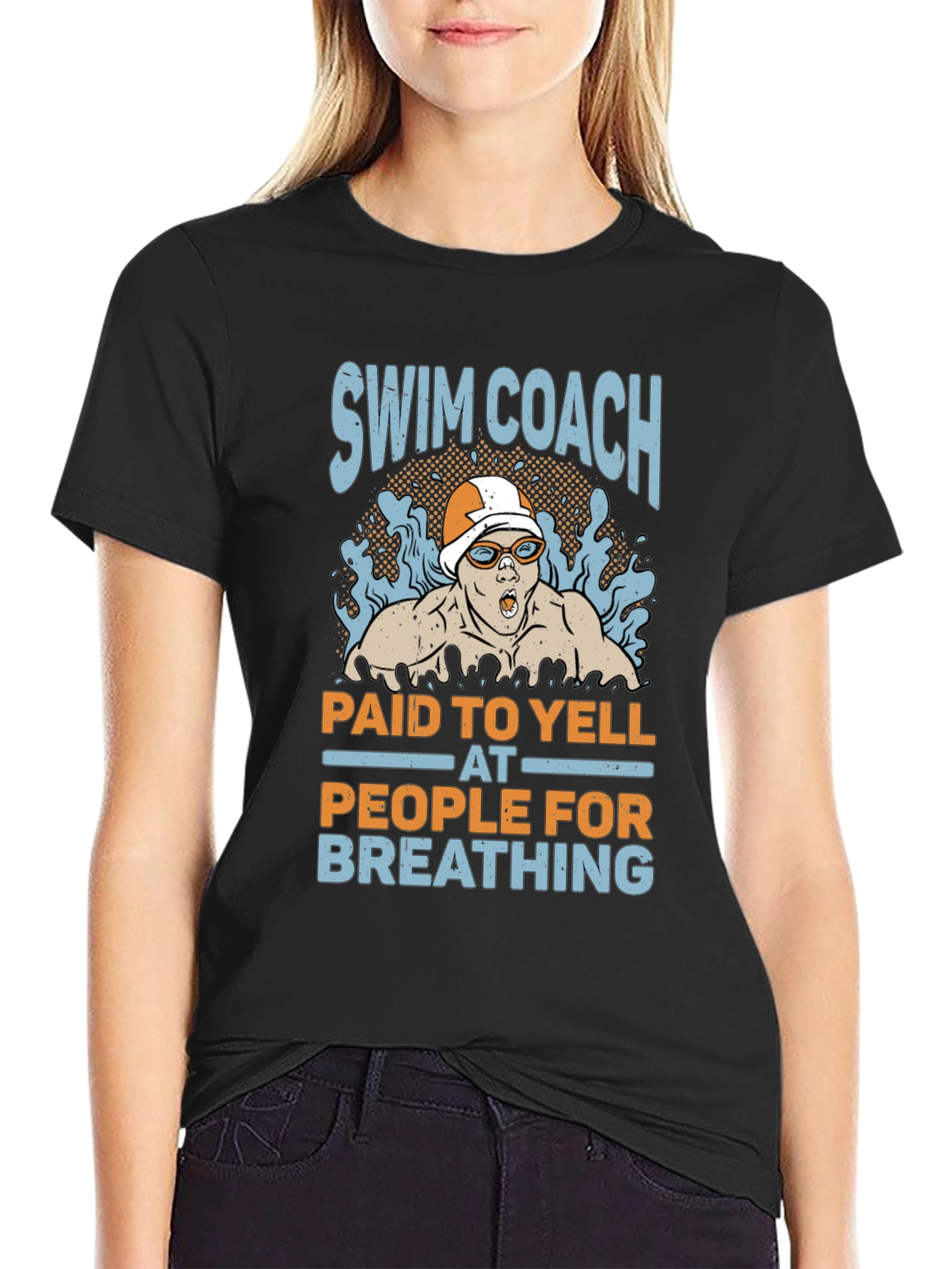 Swim Coach Yelling T-Shirt