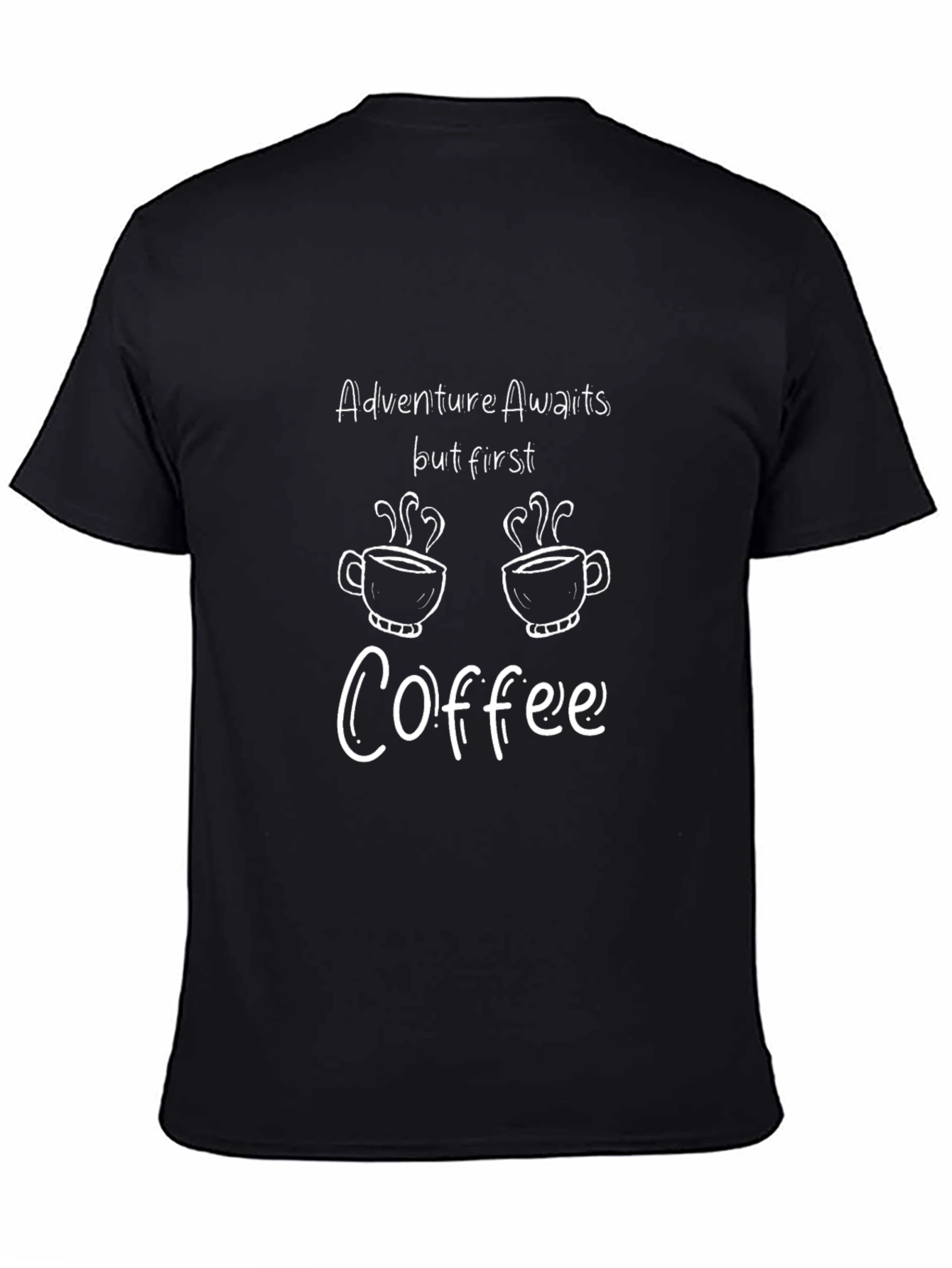 Adventure Awaits Coffee Graphic Tee