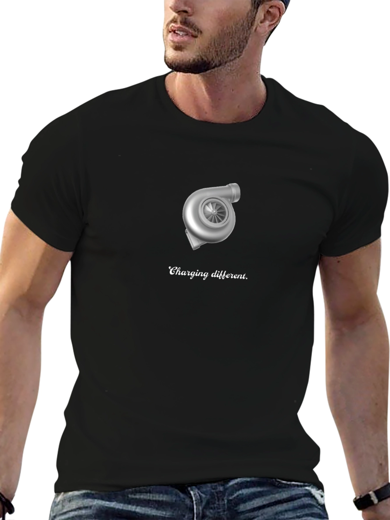 Charging Different Turbo Tee - Black