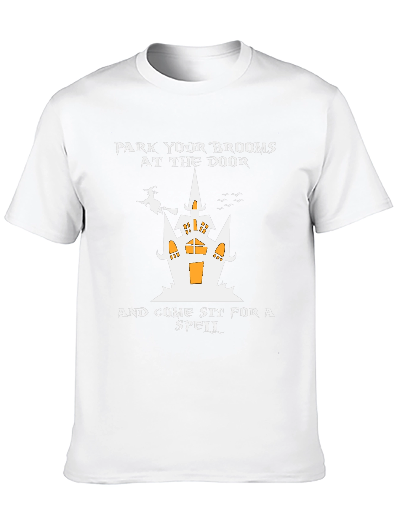 Halloween T-Shirt: Park Your Brooms
