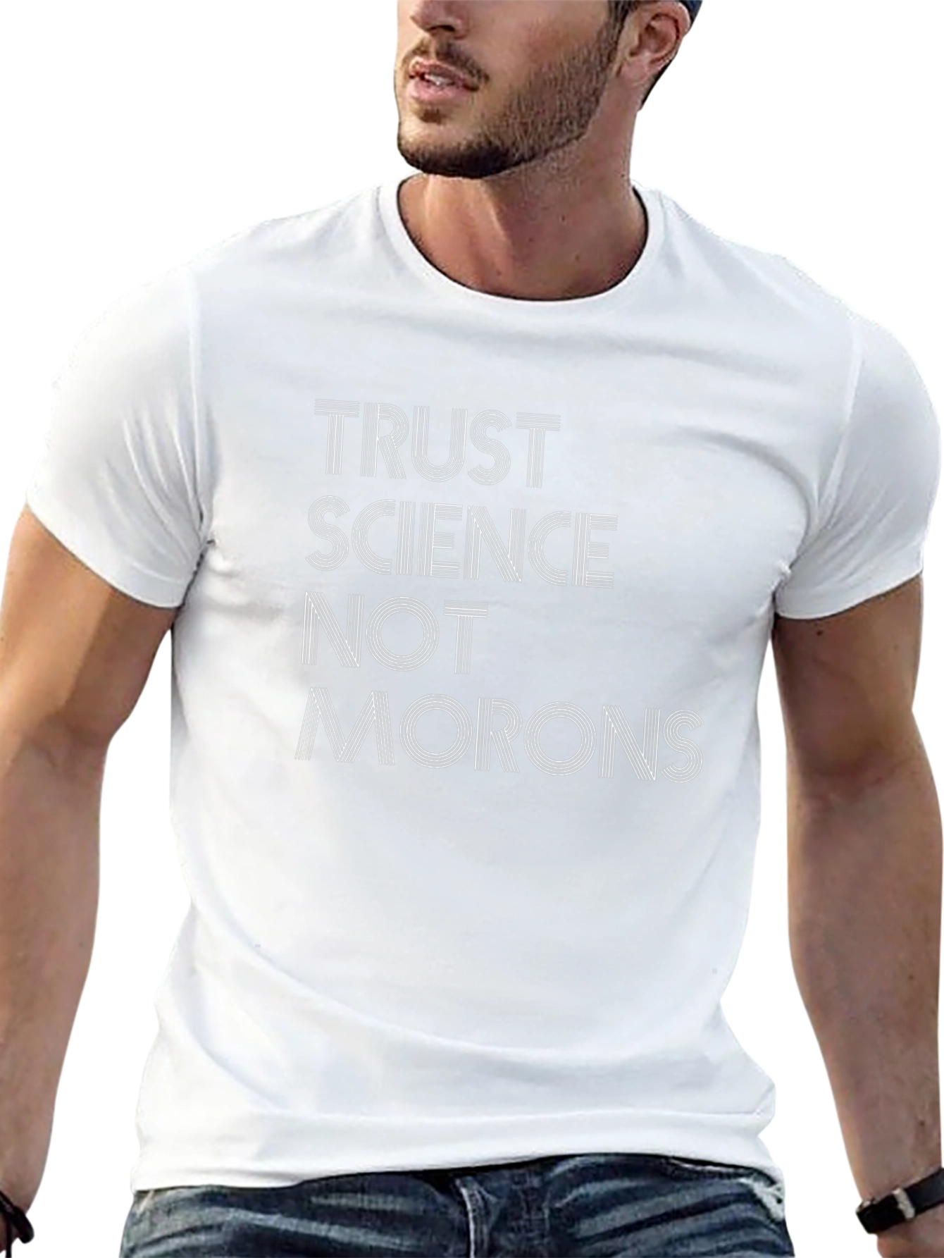 Trust Science Tee - Black Graphic T-Shirt