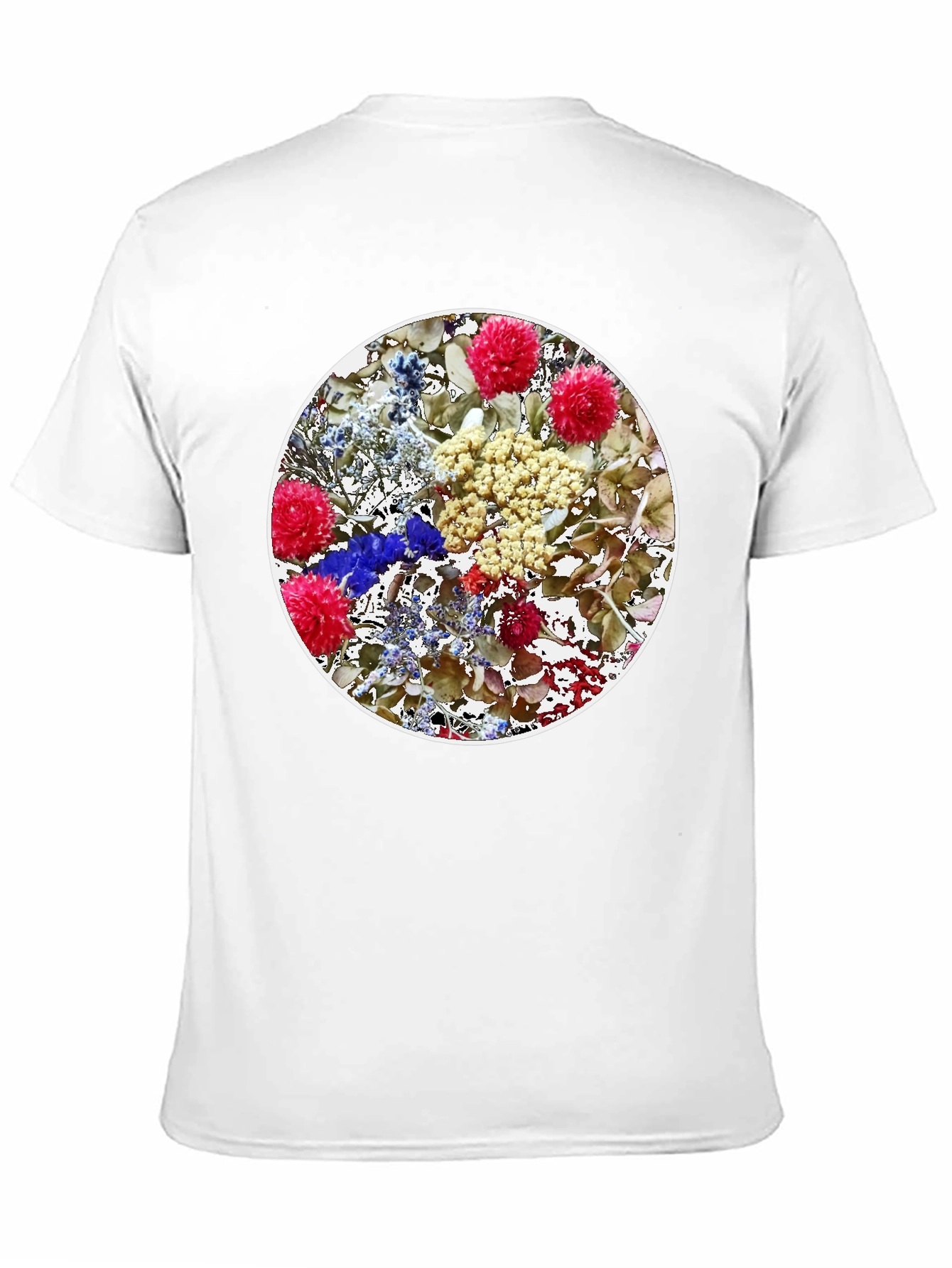Floral Medallion Black T-Shirt