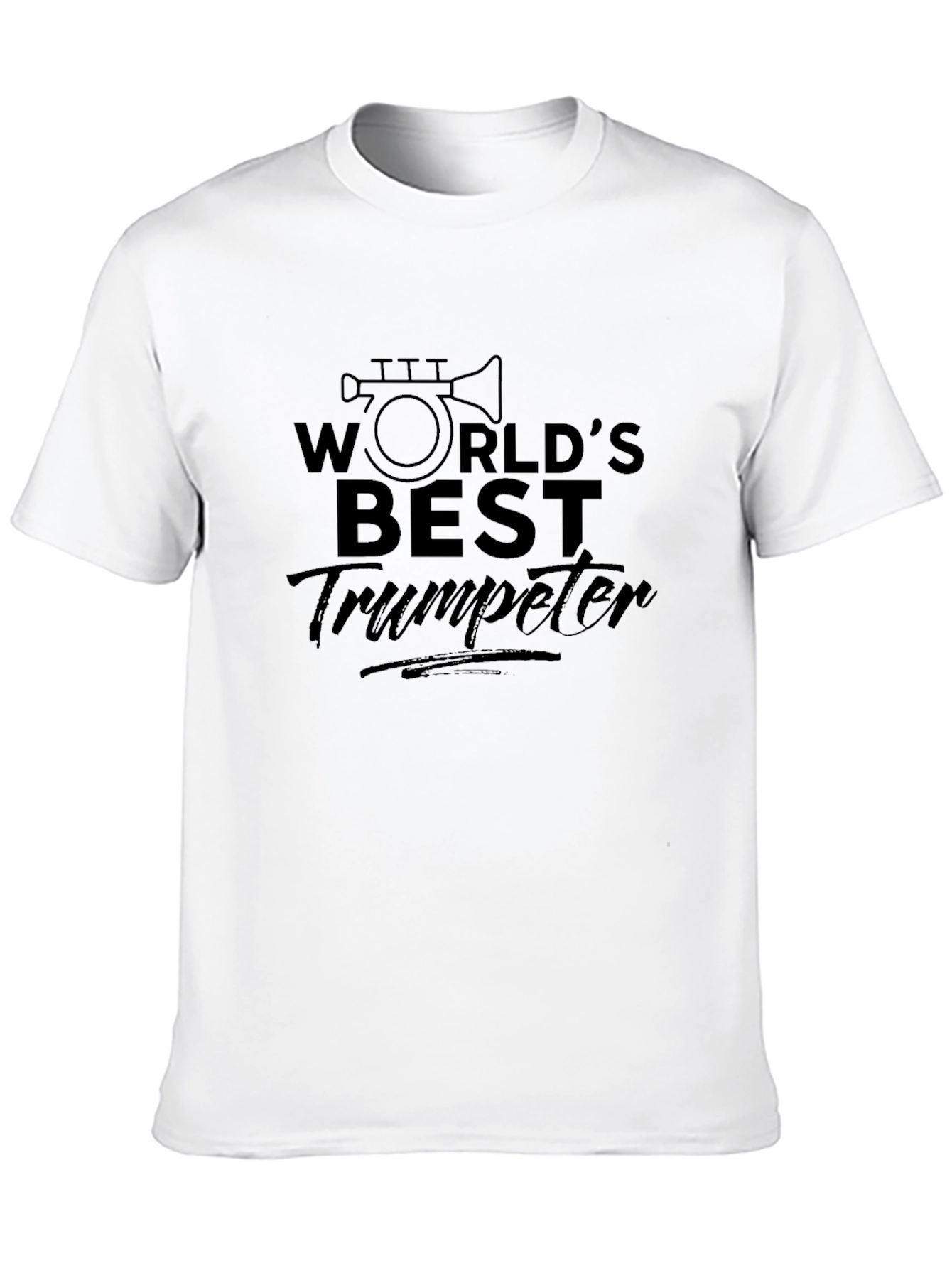 Worlds Best Trumpeter Black T-Shirt