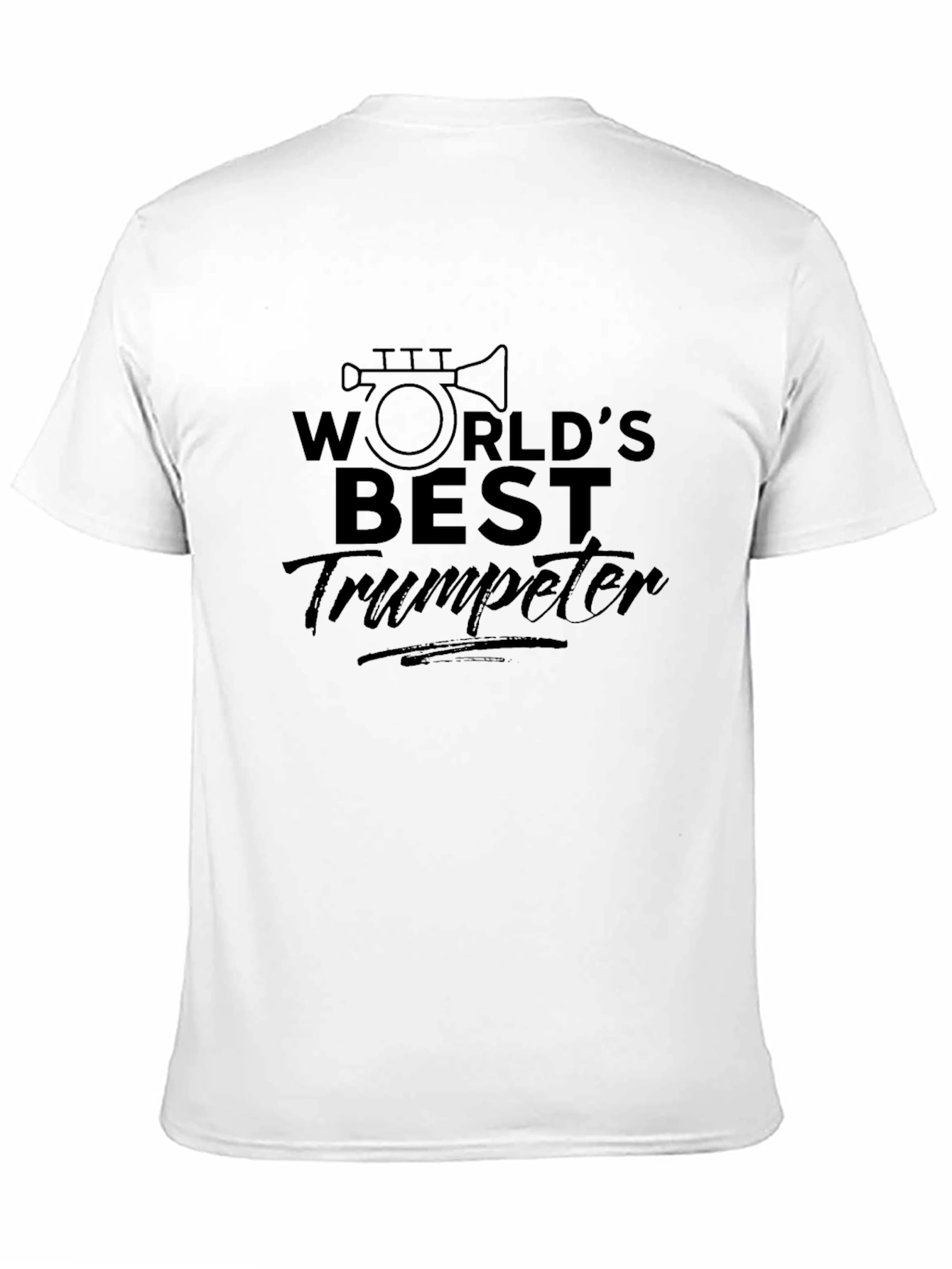 Worlds Best Trumpeter Black T-Shirt