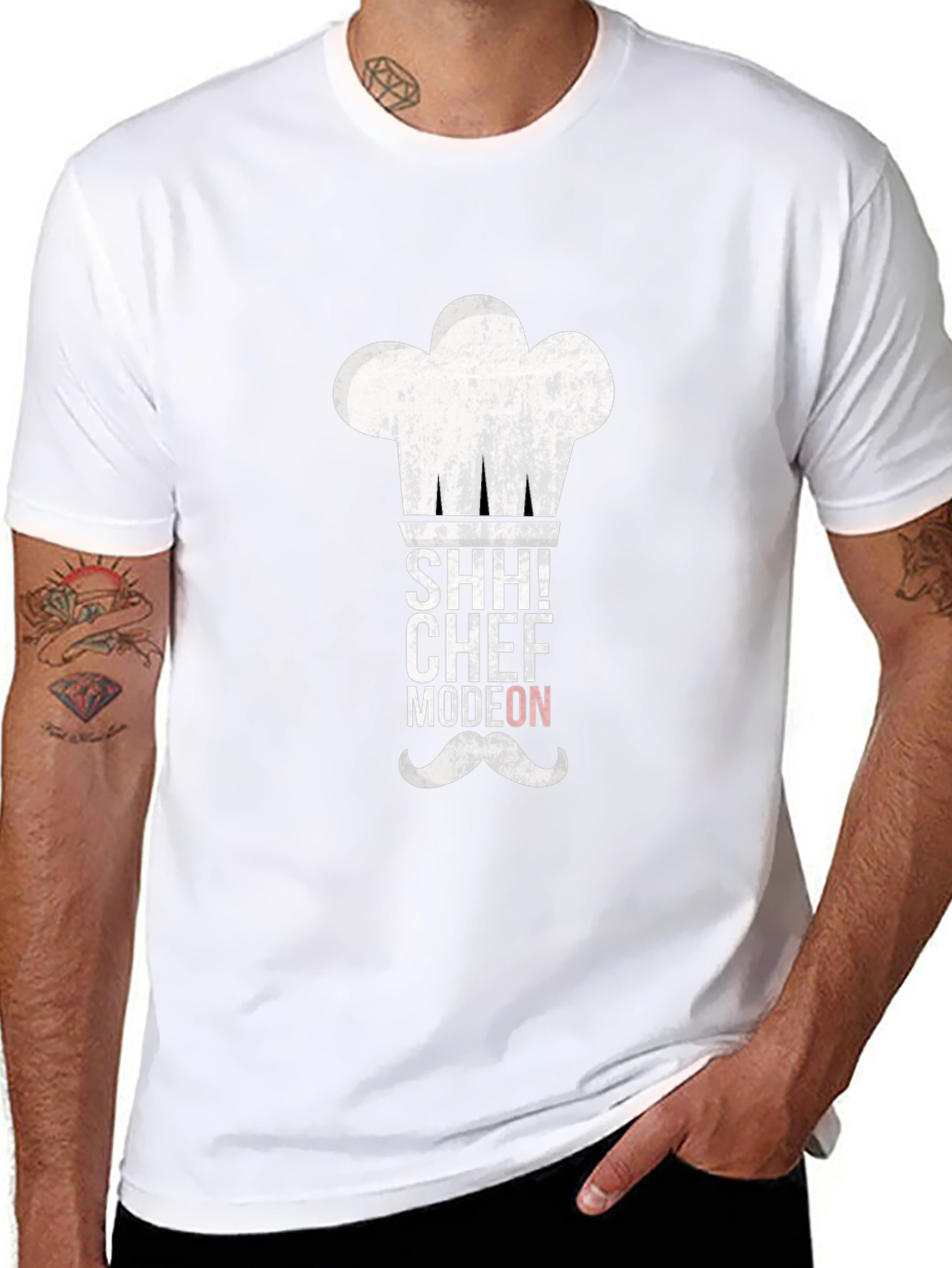 Chef Mode On Black Graphic Tee