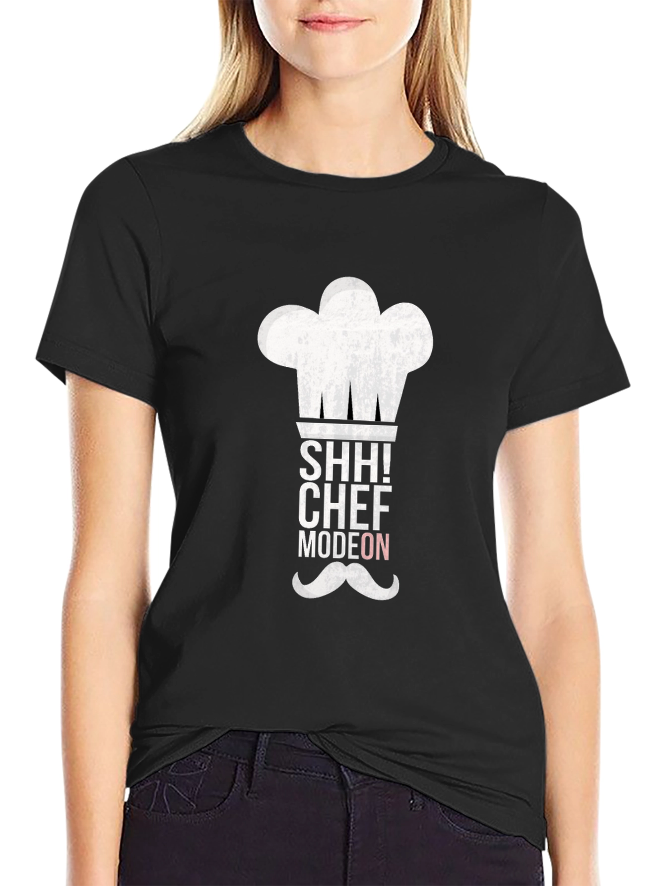 Chef Mode On Black Graphic Tee