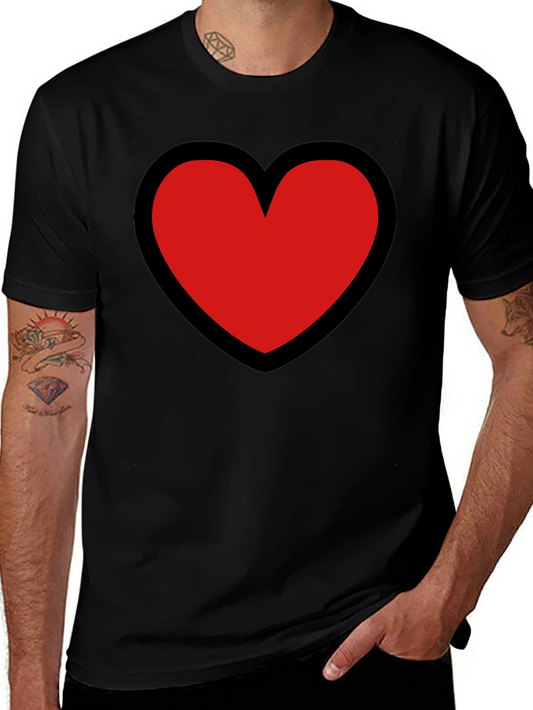 Heart Graphic T-Shirt - Bold & Stylish