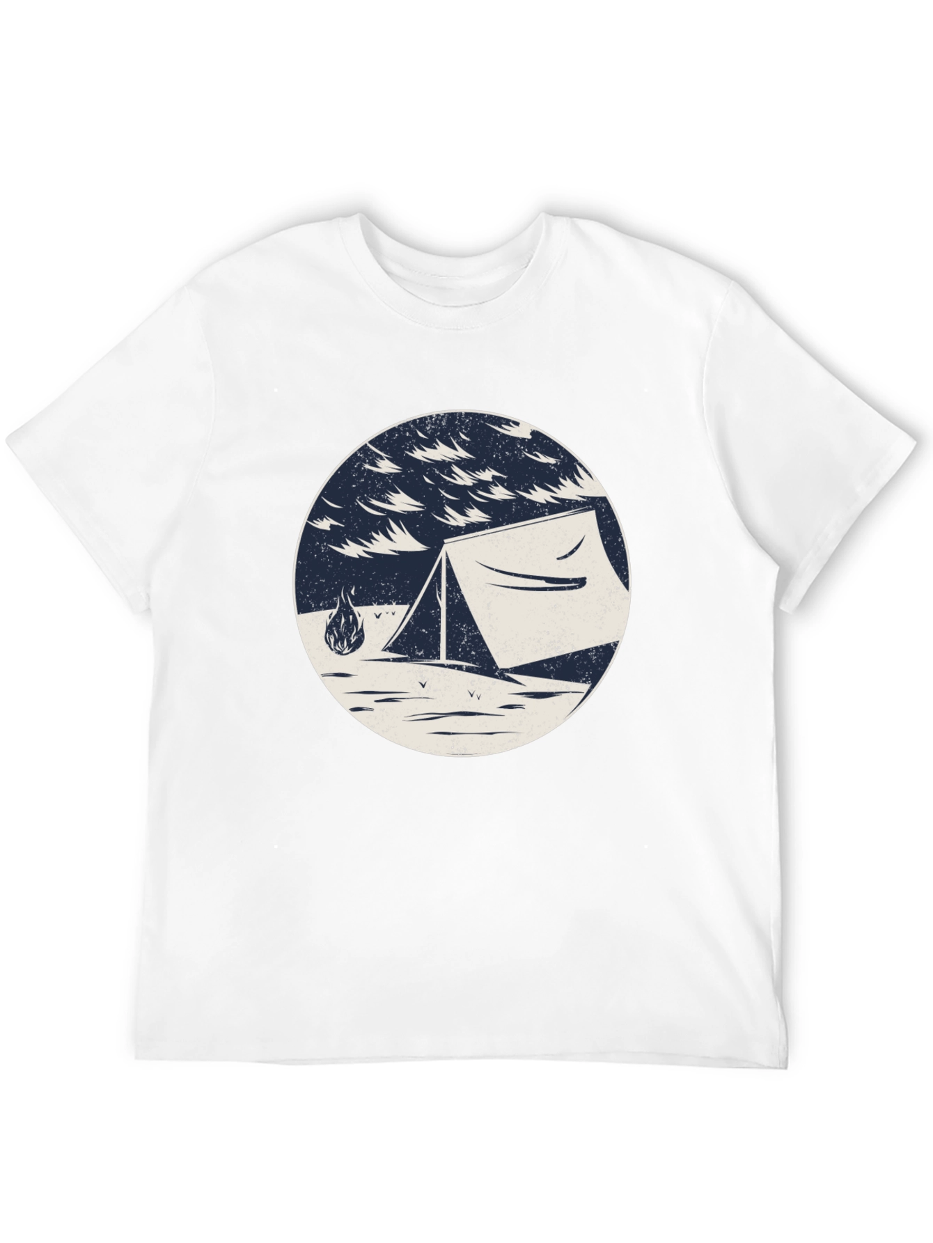 Camping Tent Graphic Tee - Outdoor Adventure Shirt