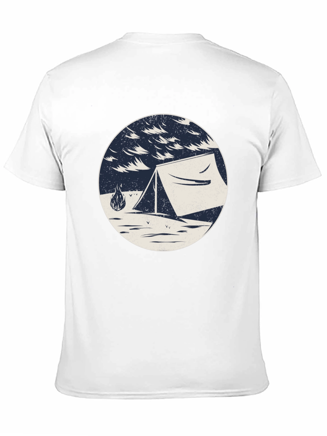 Camping Tent Graphic Tee - Outdoor Adventure Shirt