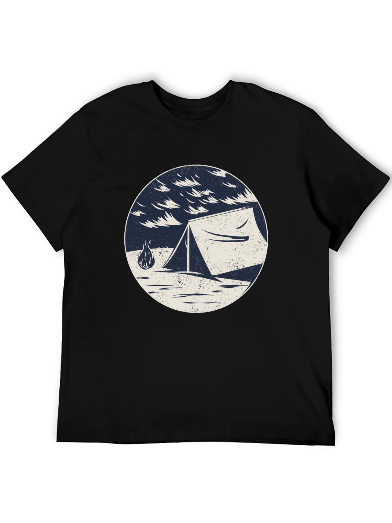 Camping Tent Graphic Tee - Outdoor Adventure Shirt