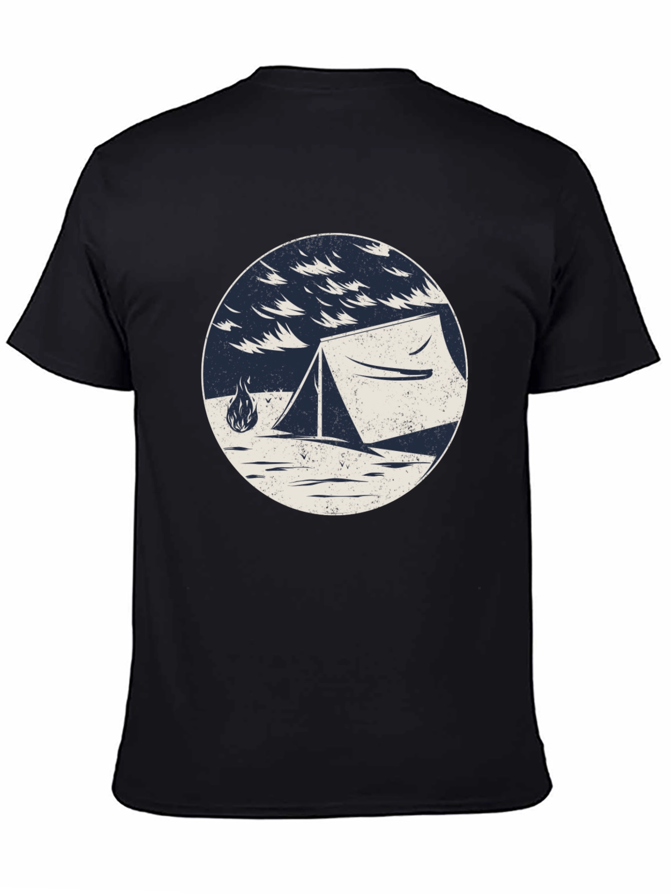 Camping Tent Graphic Tee - Outdoor Adventure Shirt